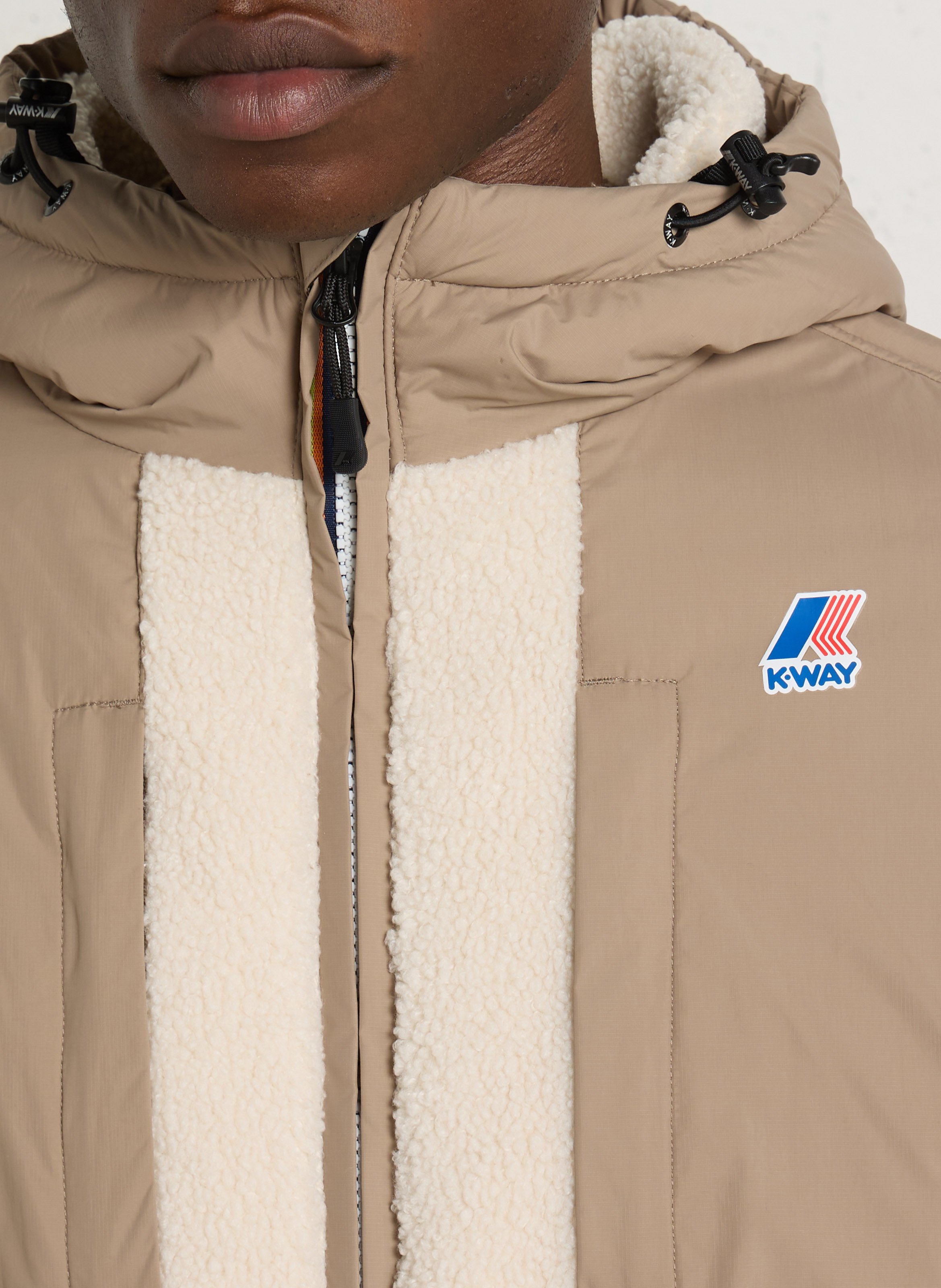 Polaire col montant  K-WAY Beige