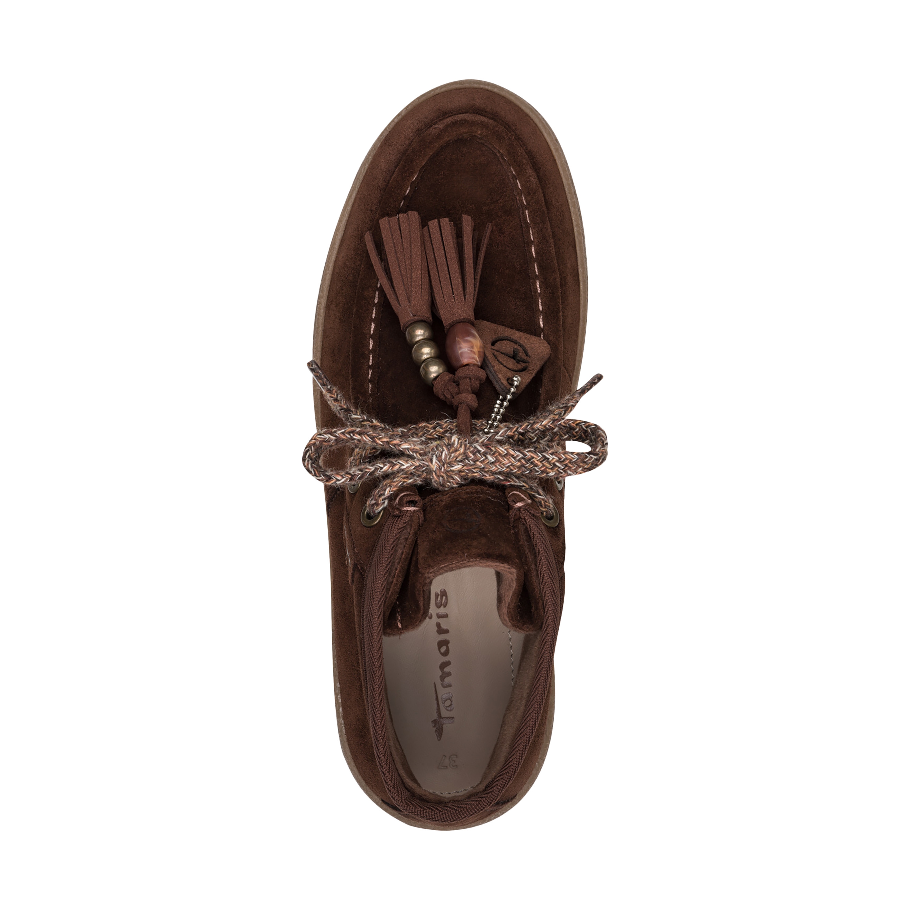 Leather ankle boot TAMARIS Brown