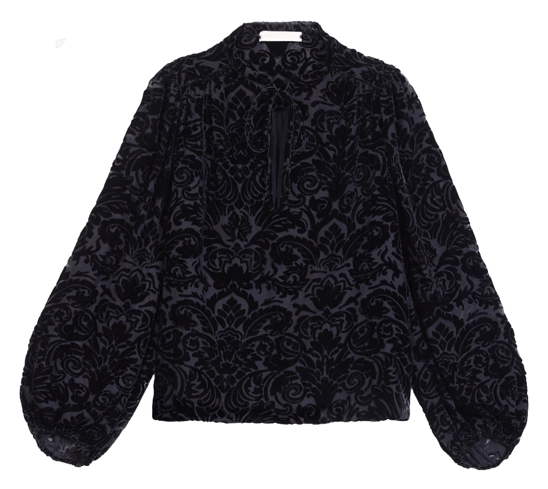 Blouse ample en jacquard velours VANESSA BRUNO Noir