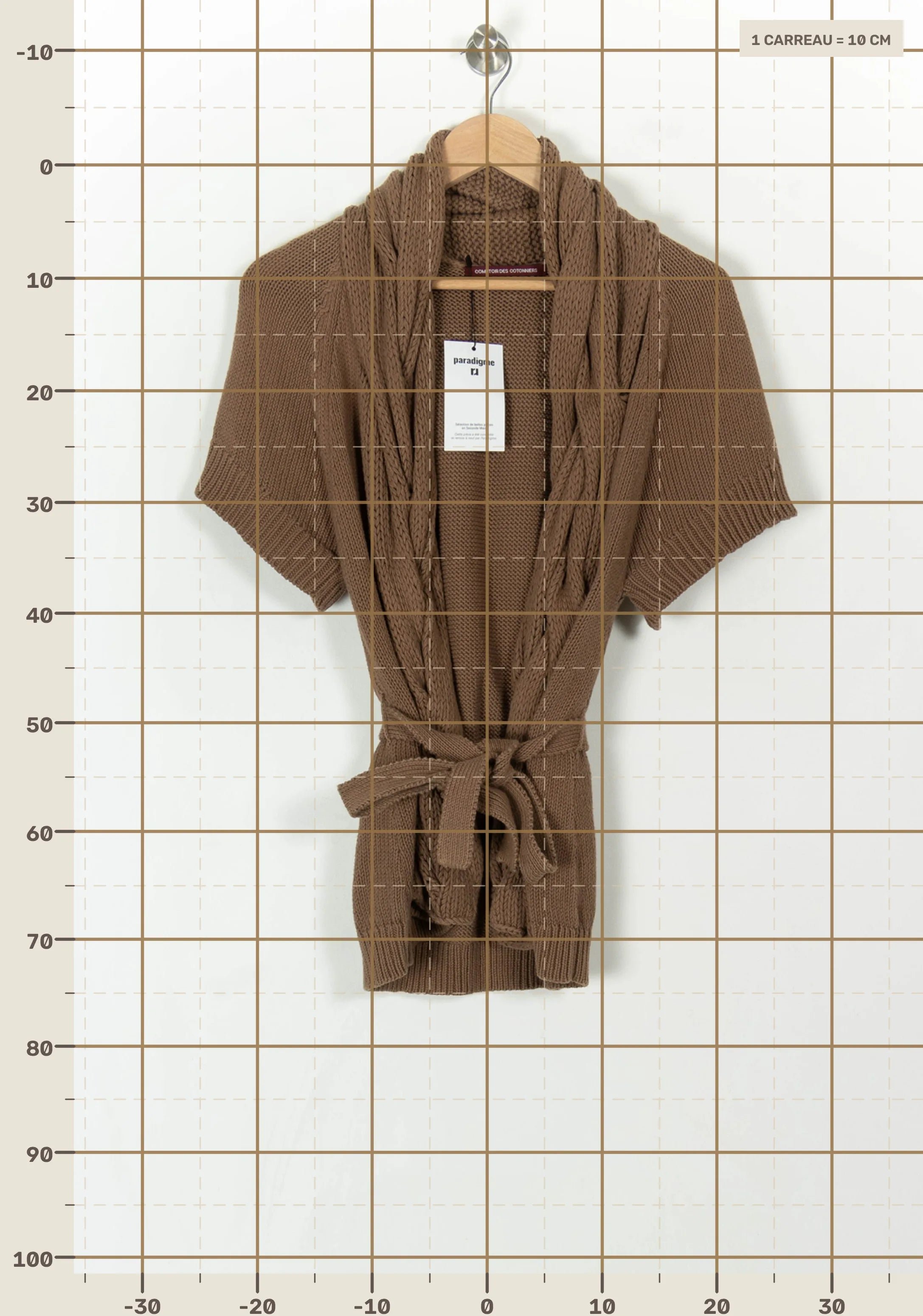 Cardigan COMPTOIR DES COTONNIERS - Seconde main Brown