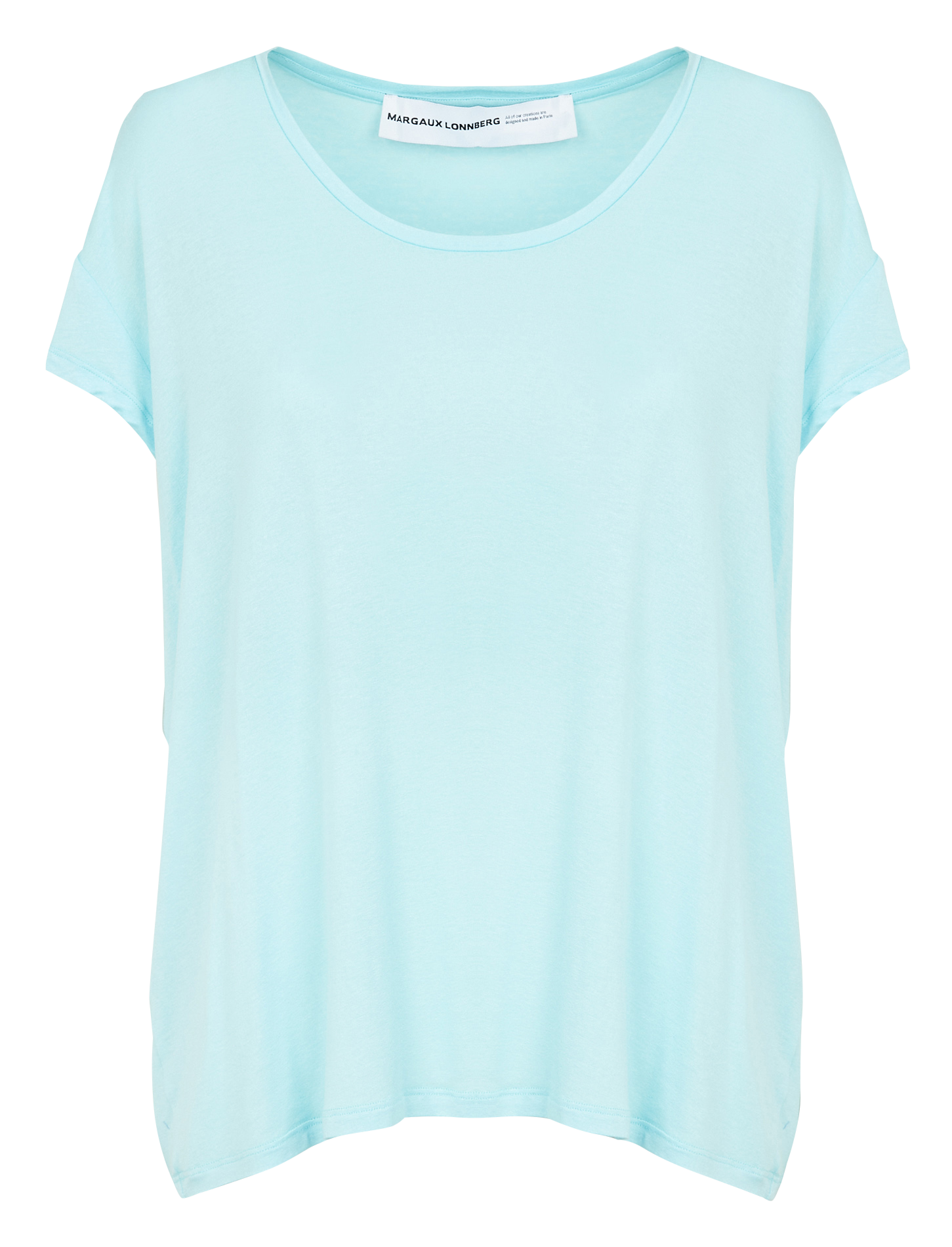 Tee-shirt col rond ample MARGAUX LONNBERG Bleu