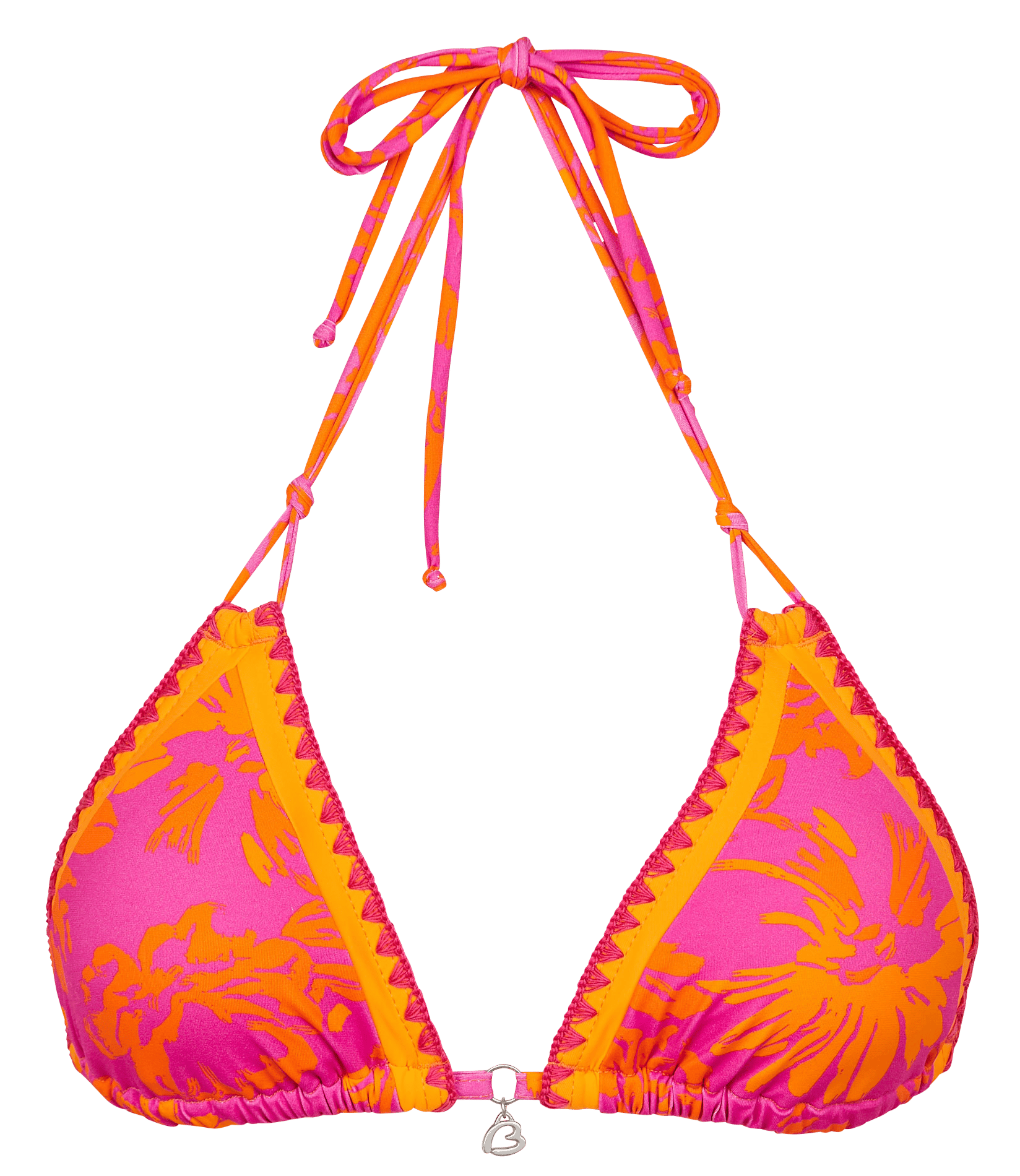 Bedrucktes Bikinioberteil BANANA MOON Rosa