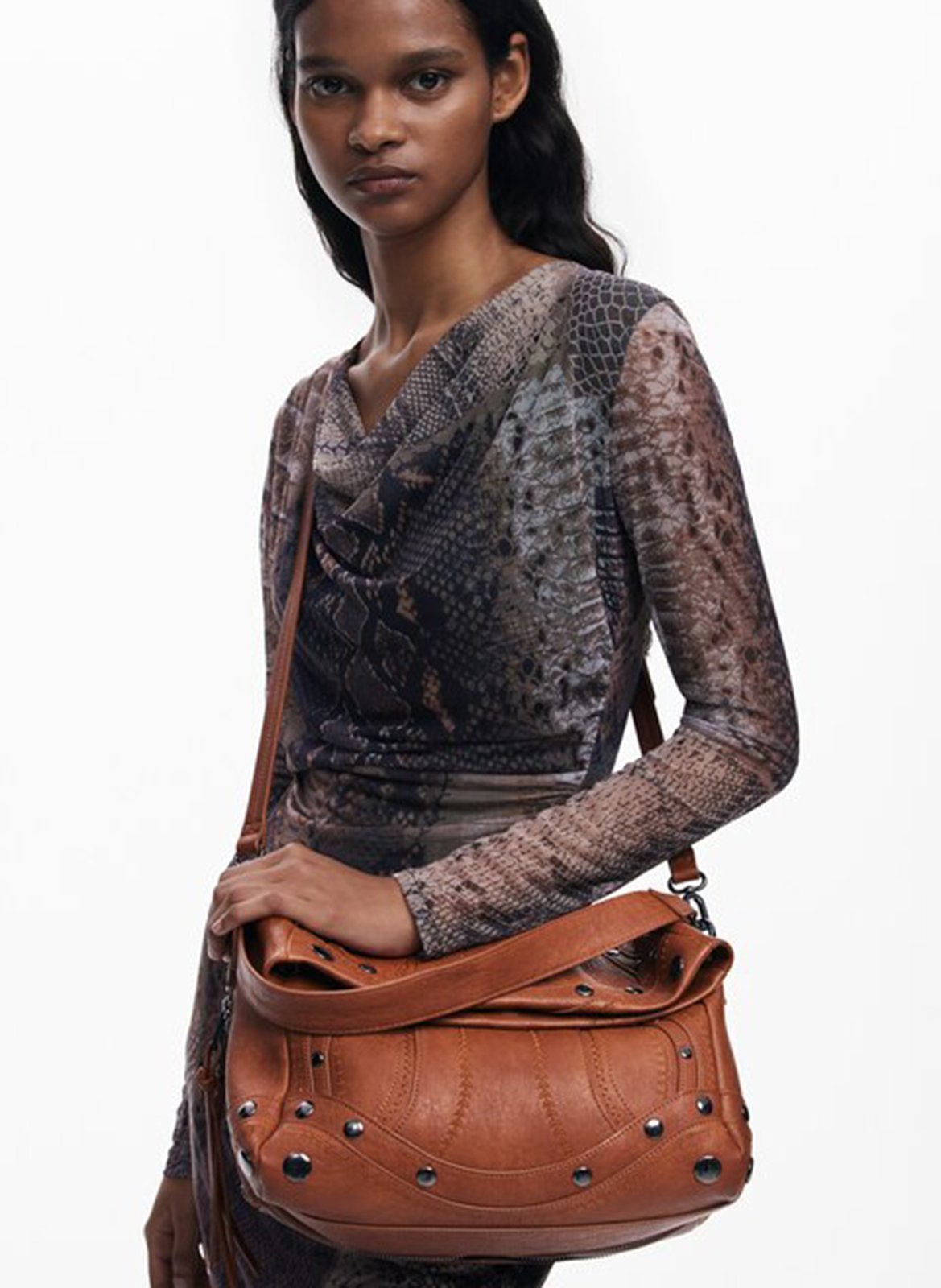 Schultertasche DESIGUAL Braun