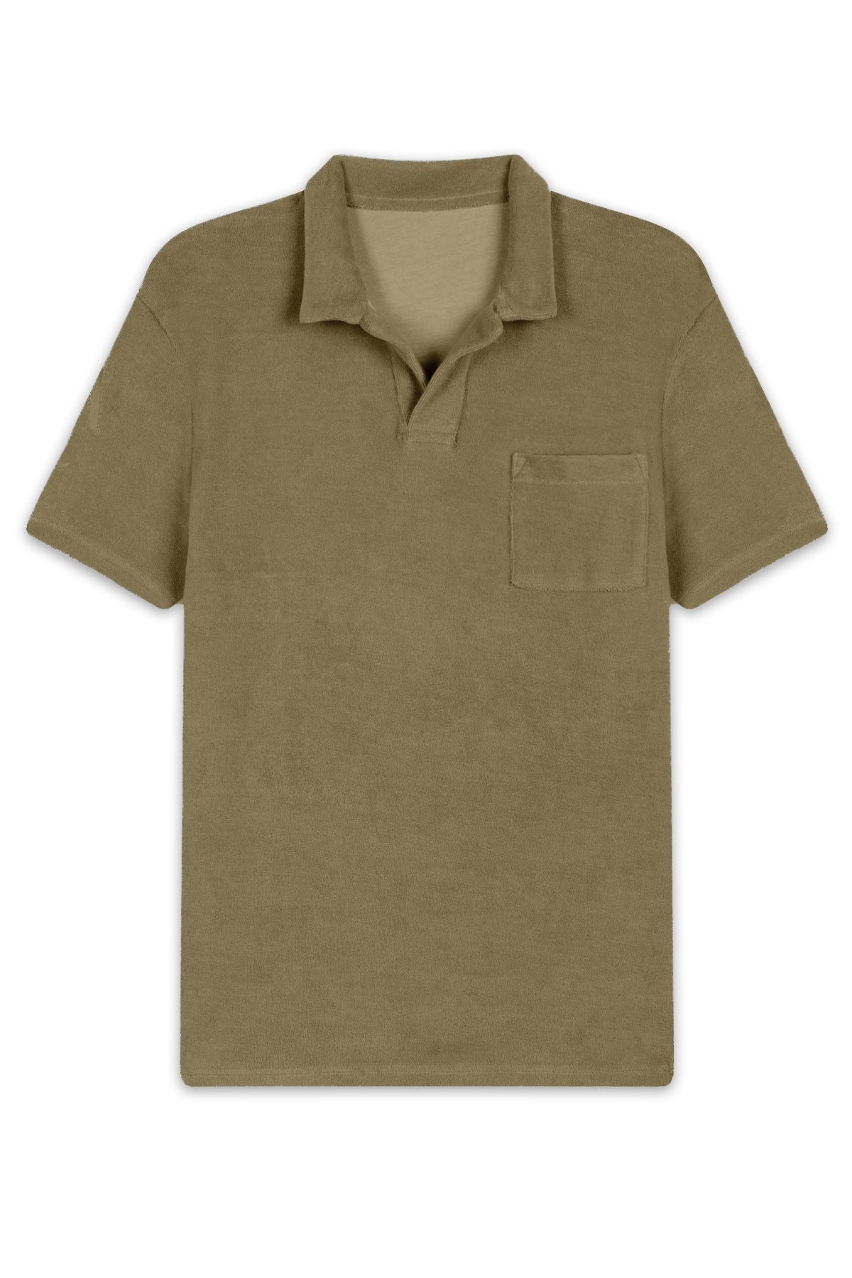 Short-sleeved polo shirt with lapel collar APNEE