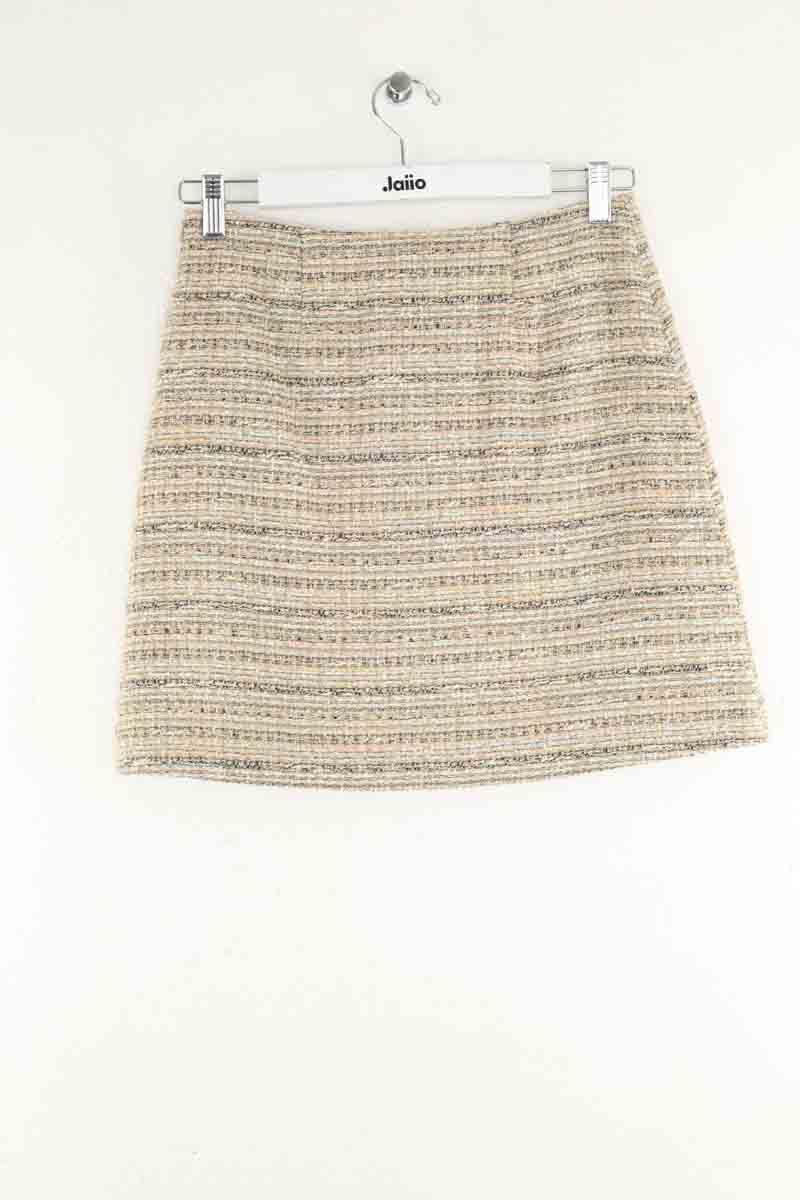 Beige mini skirt TARA JARMON - Seconde Main Beige