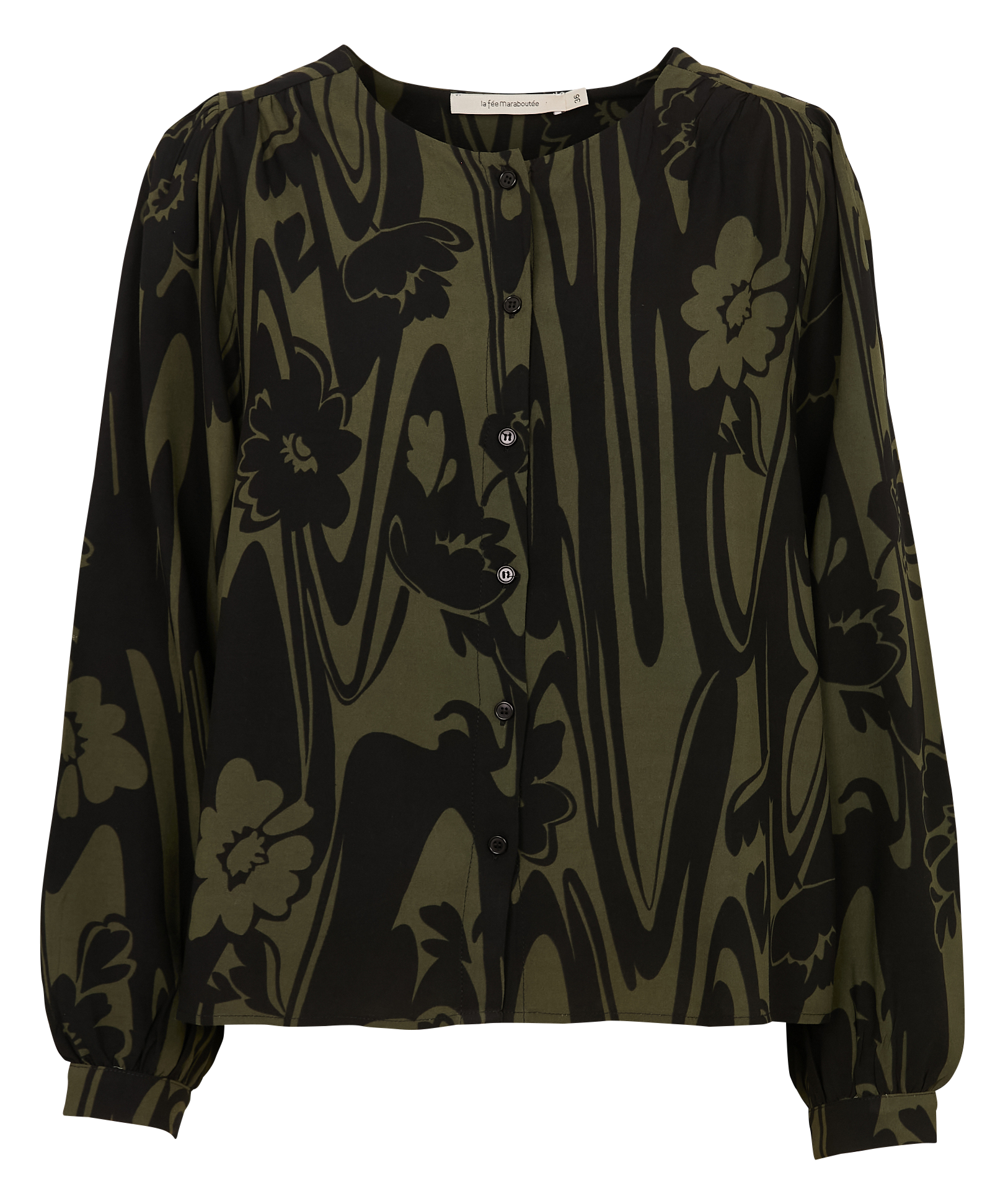 Straight round-neck shirt LA FEE MARABOUTEE Multicolored