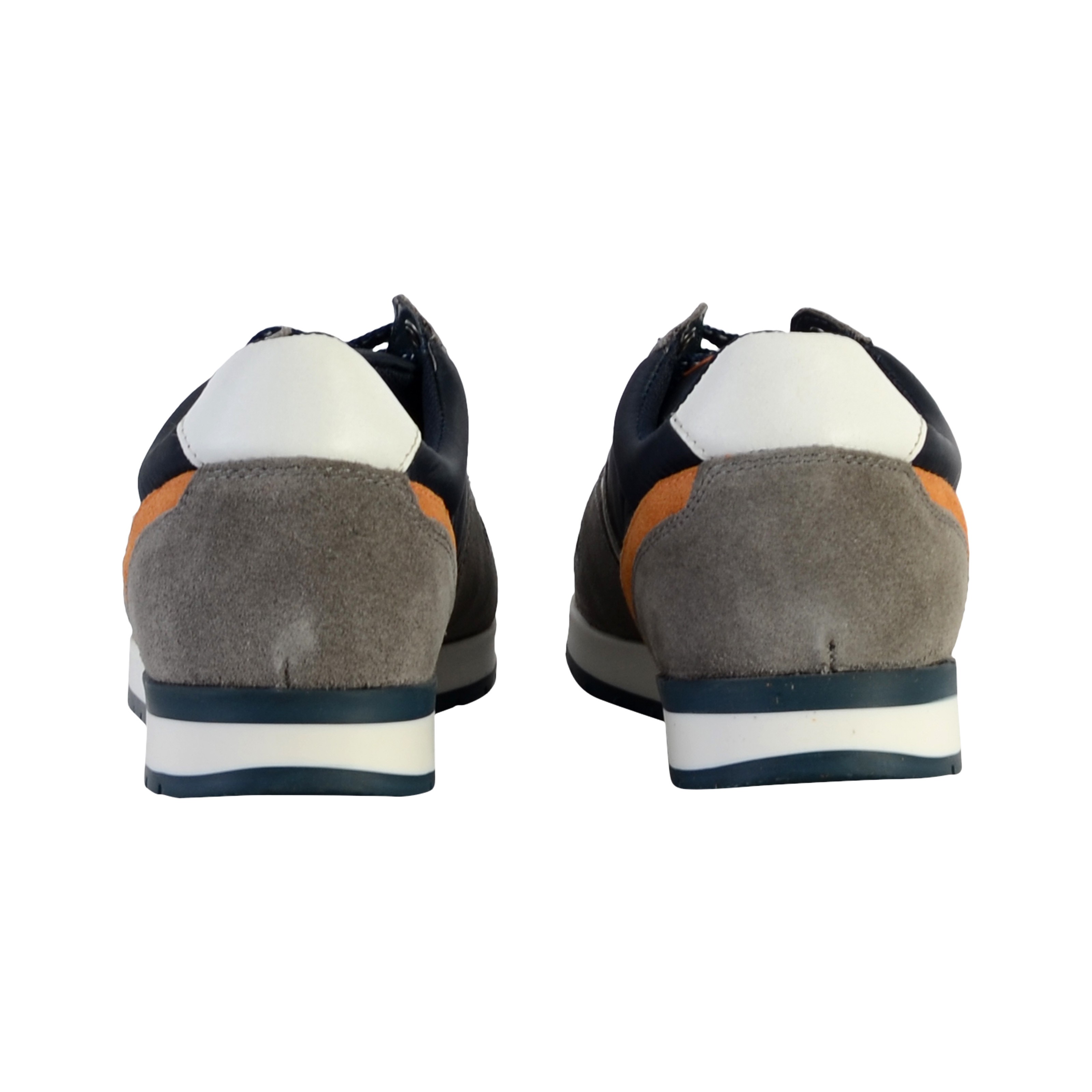 Basket plate cuir  nixor REDSKINS Gris