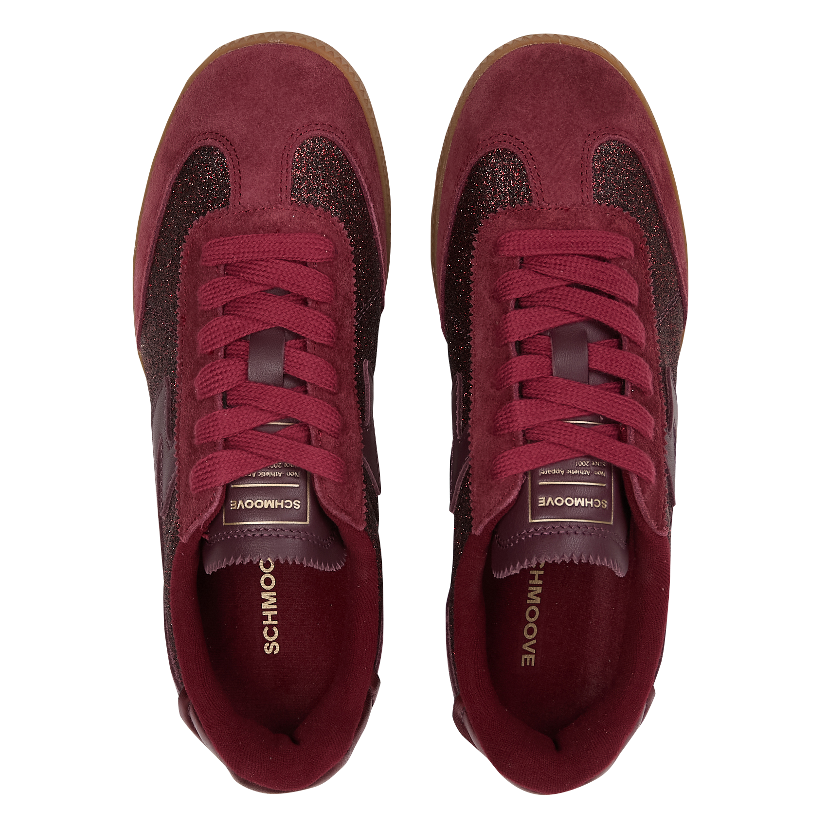 Low-top sequined sneakers SCHMOOVE Red