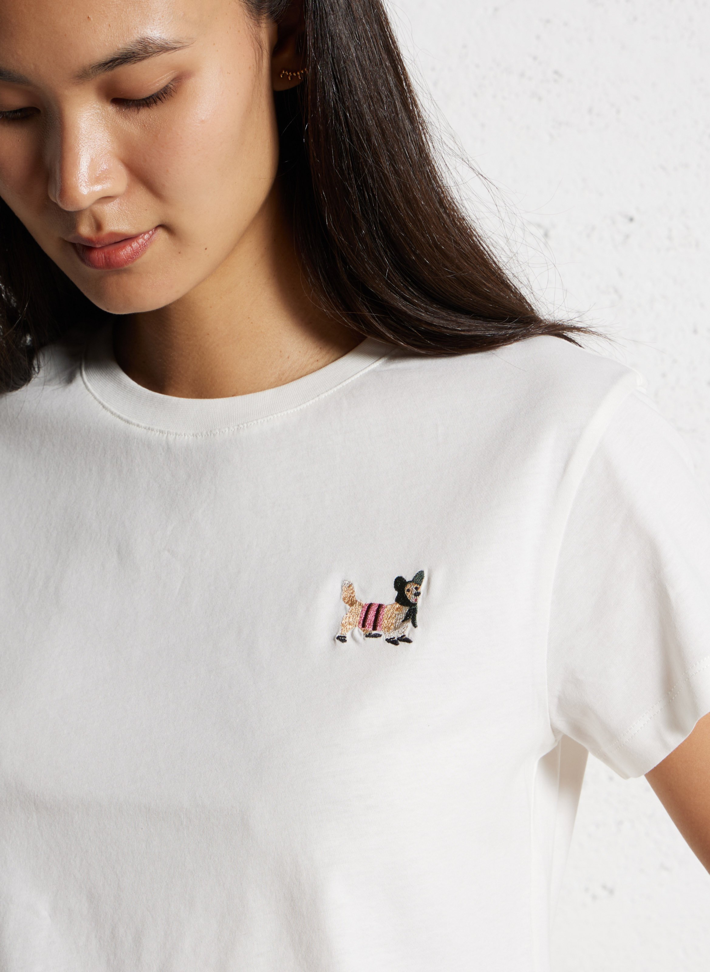 Camiliday round-neck sleeveless cotton top DES PETITS HAUTS Beige