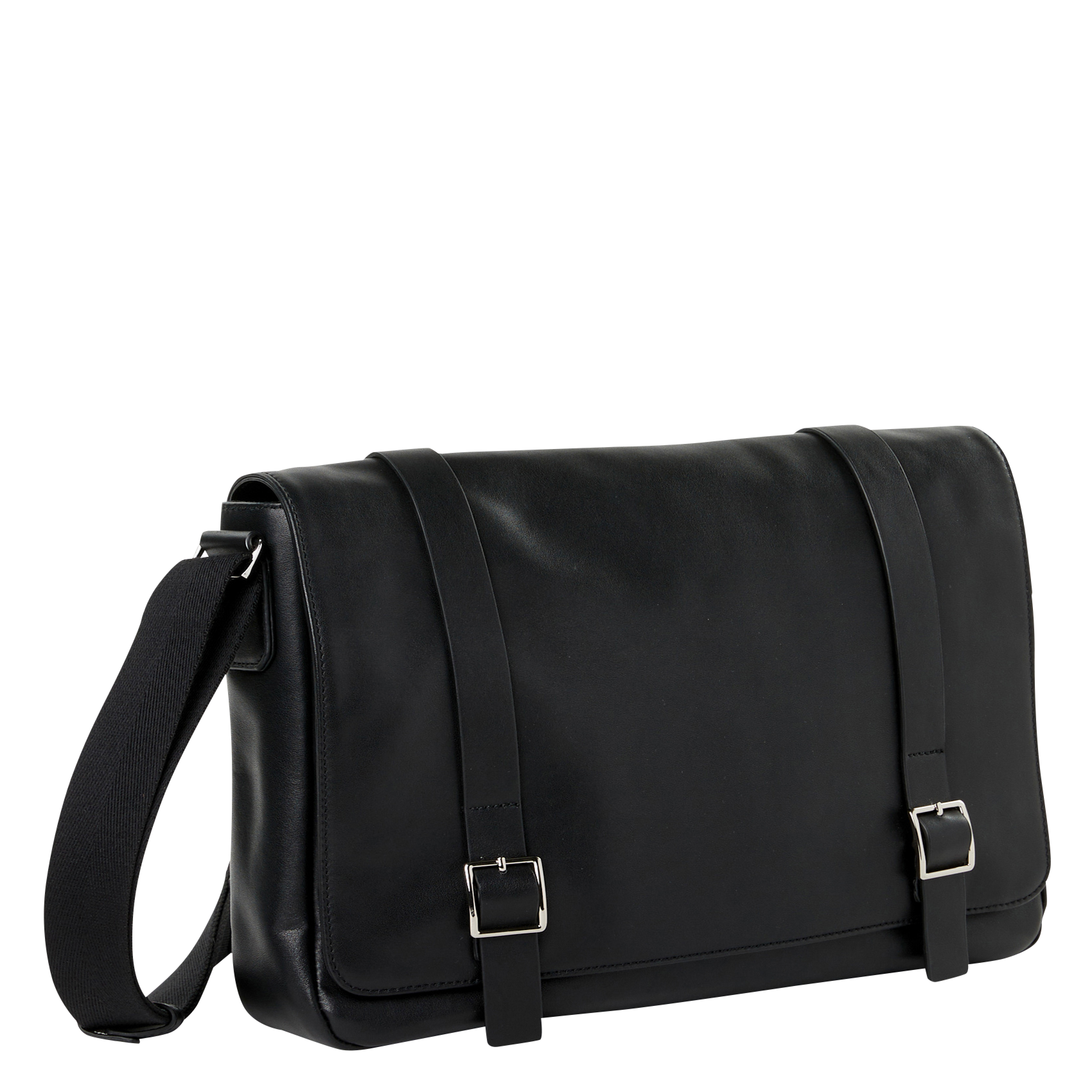 Leren schoudertas SAISON 1865 Zwart