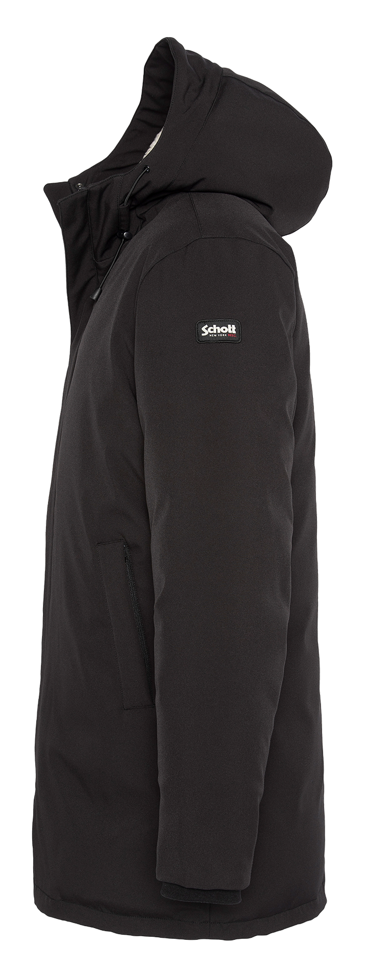 Manteau col montant SCHOTT Noir