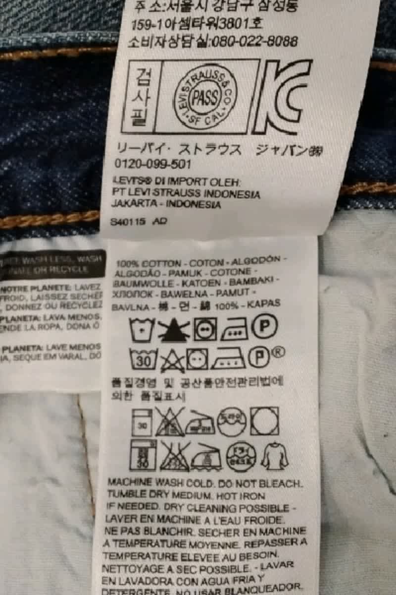 Shorts LEVI'S - Seconde main Blue