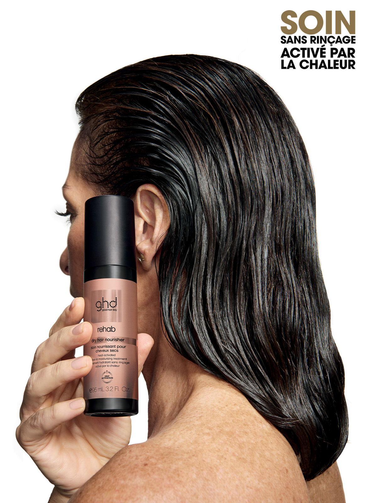 GHD REHAB - NOURISHING TREATMENT FOR DRY HAIR GHD Noir