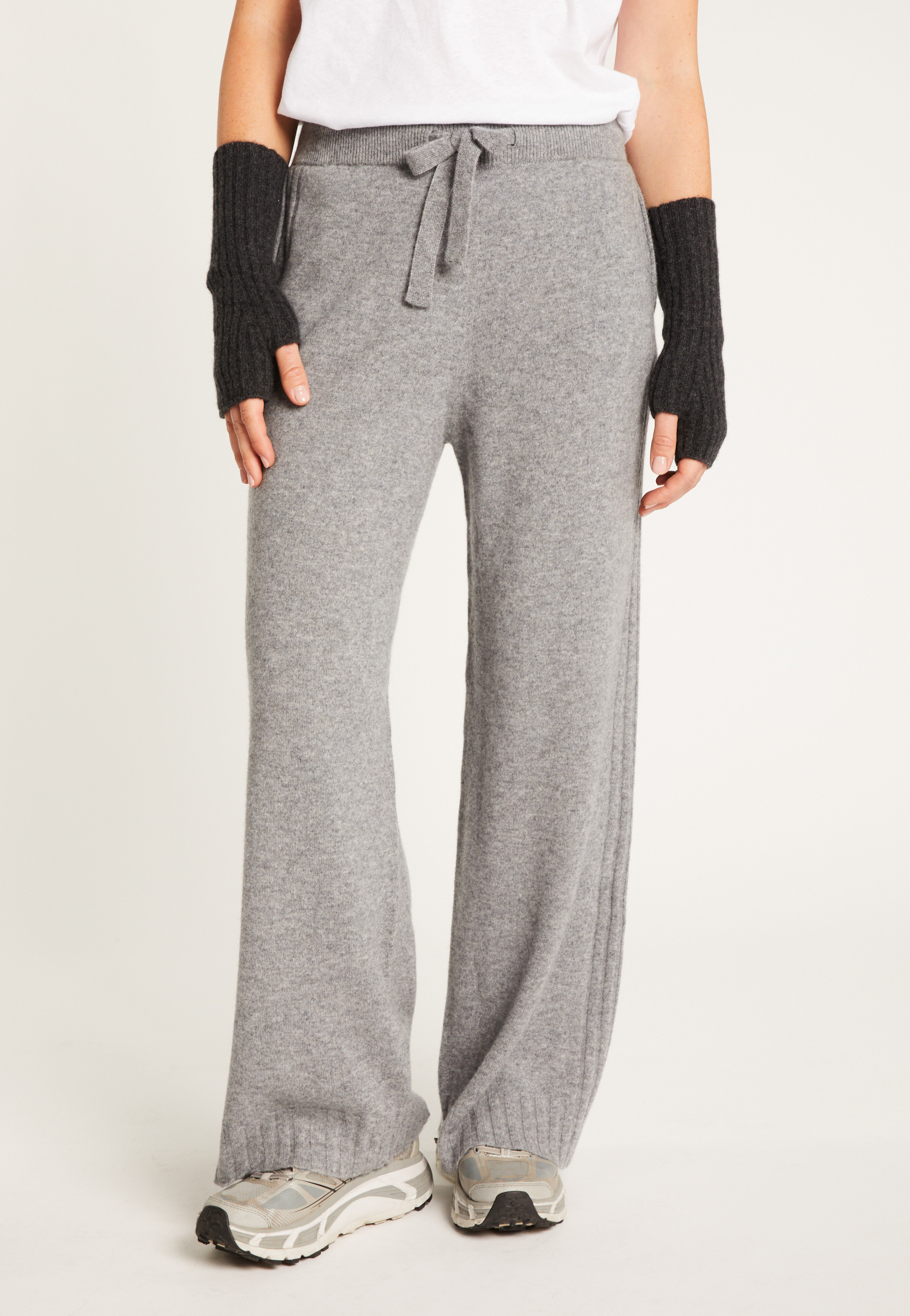 Cashmere pants BABETTE 09-gris moyen