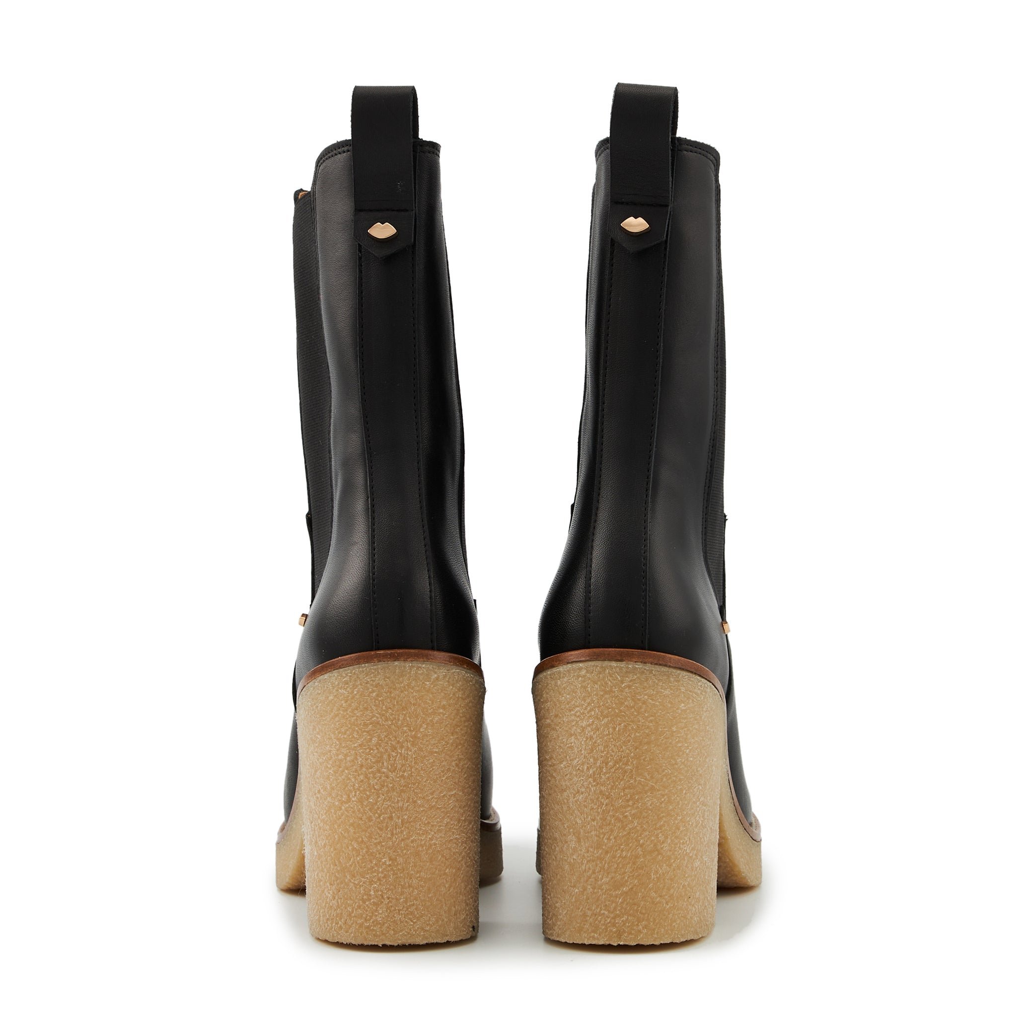 Leather she. BONS BAISERS PARIS Black