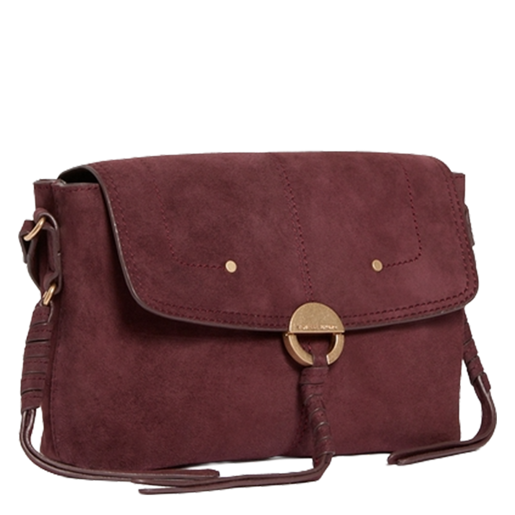 Dori leather shoulder bag VANESSA BRUNO Pink