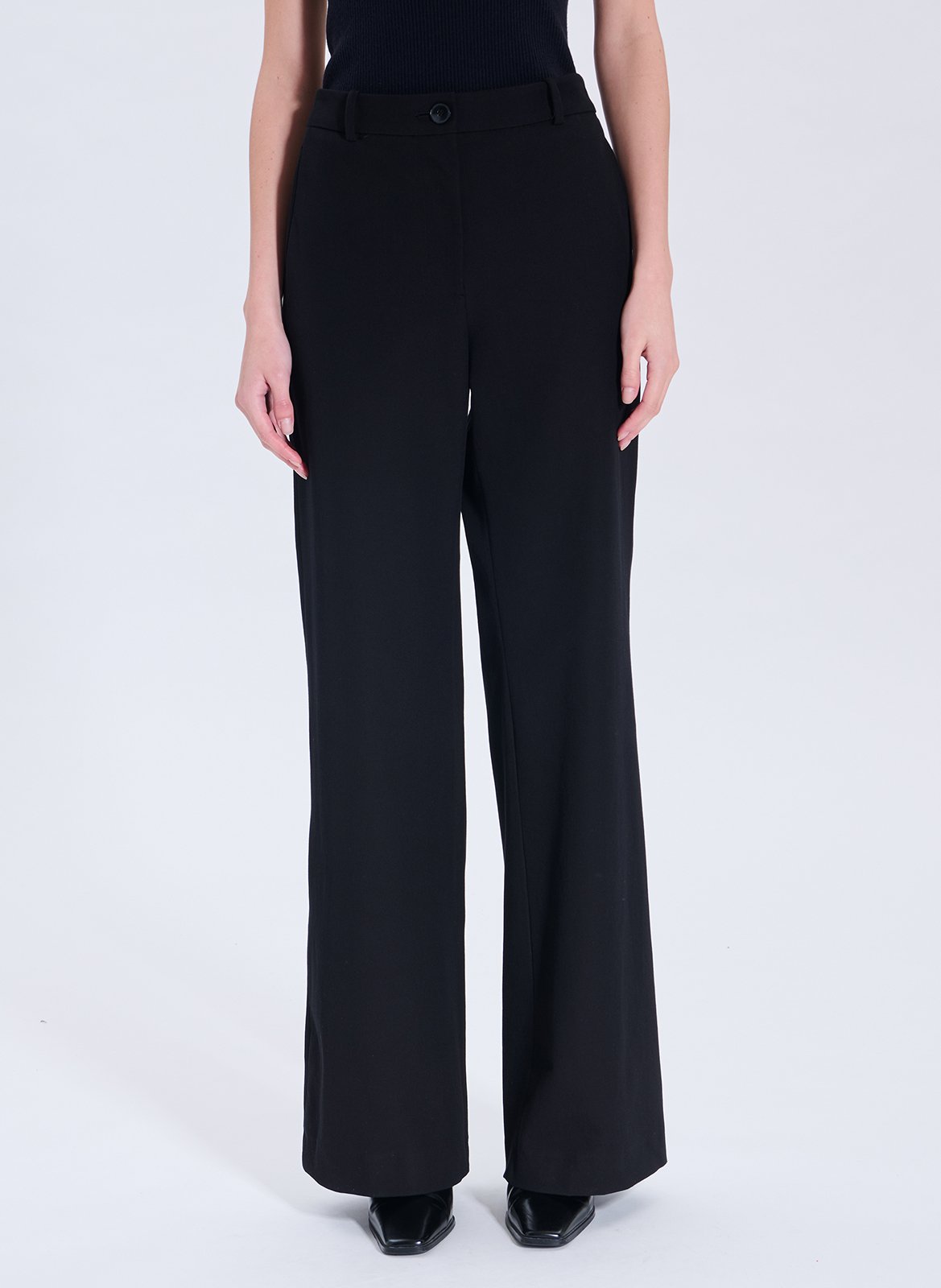 High-rise flared pants ZAPA Black
