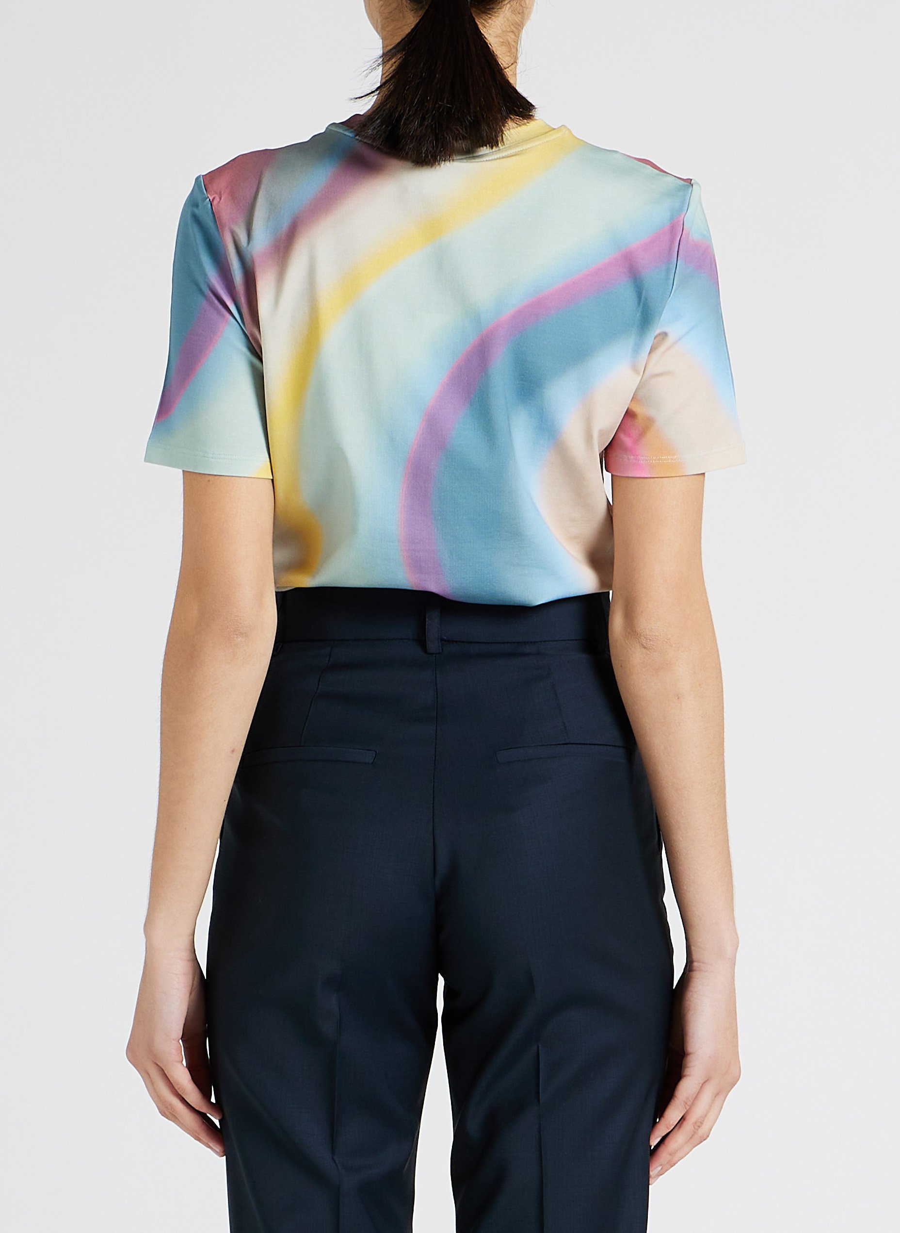 Tee-shirt col rond imprimé tie and dye PAUL SMITH Multicolore