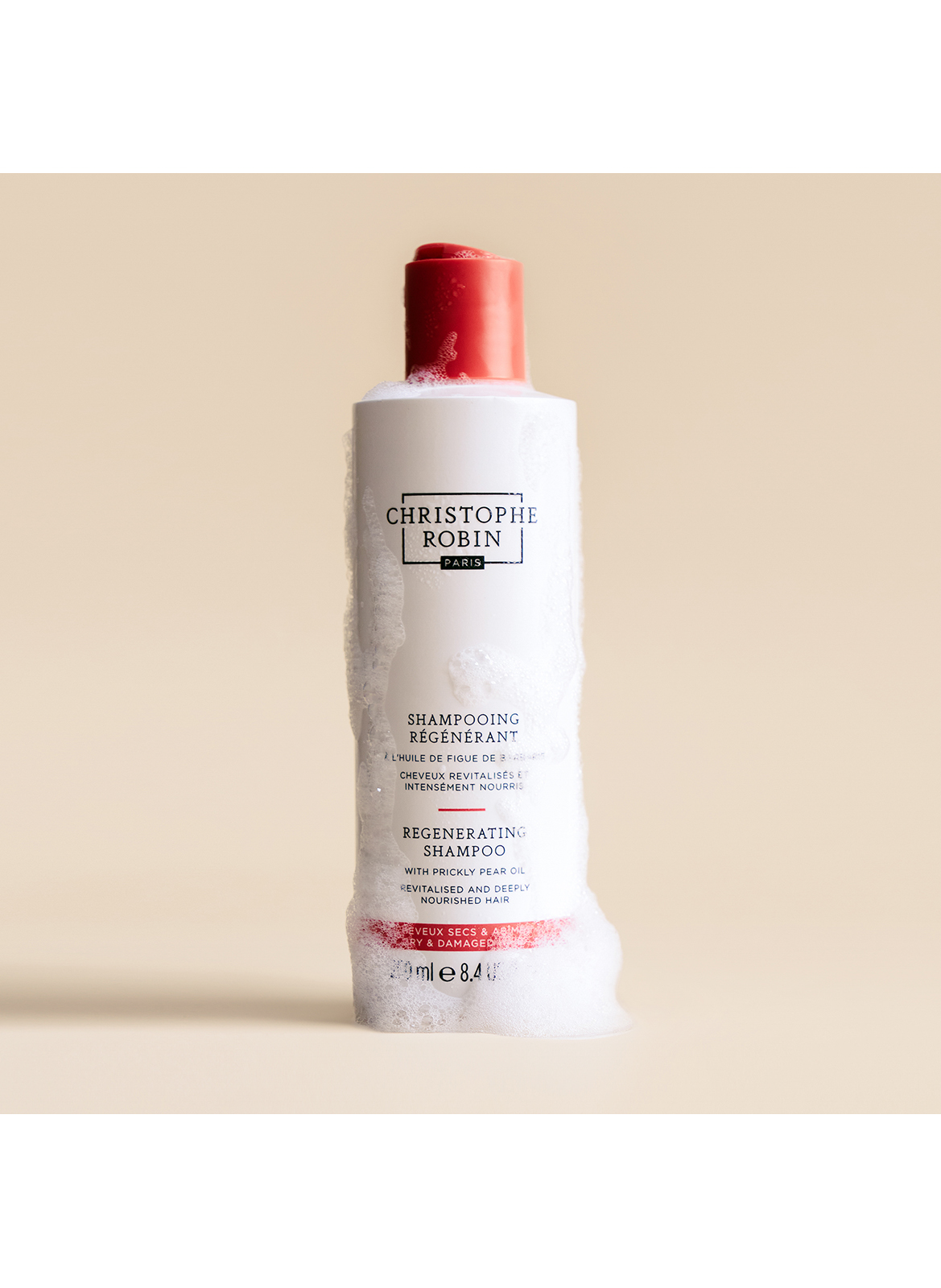 Regenererende shampoo met cactusvijgolie CHRISTOPHE ROBIN No color