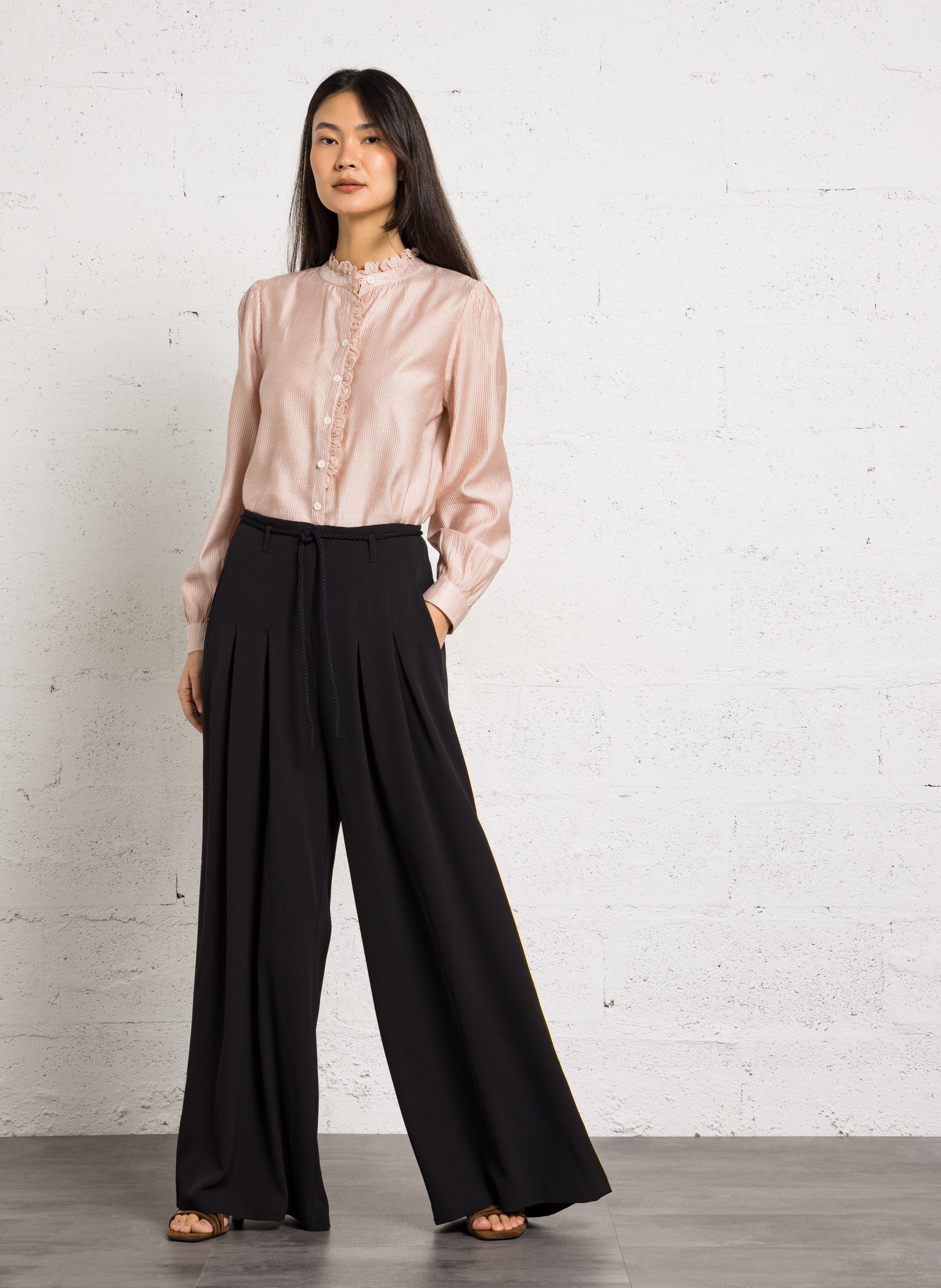 Heeled suede sandals Brown