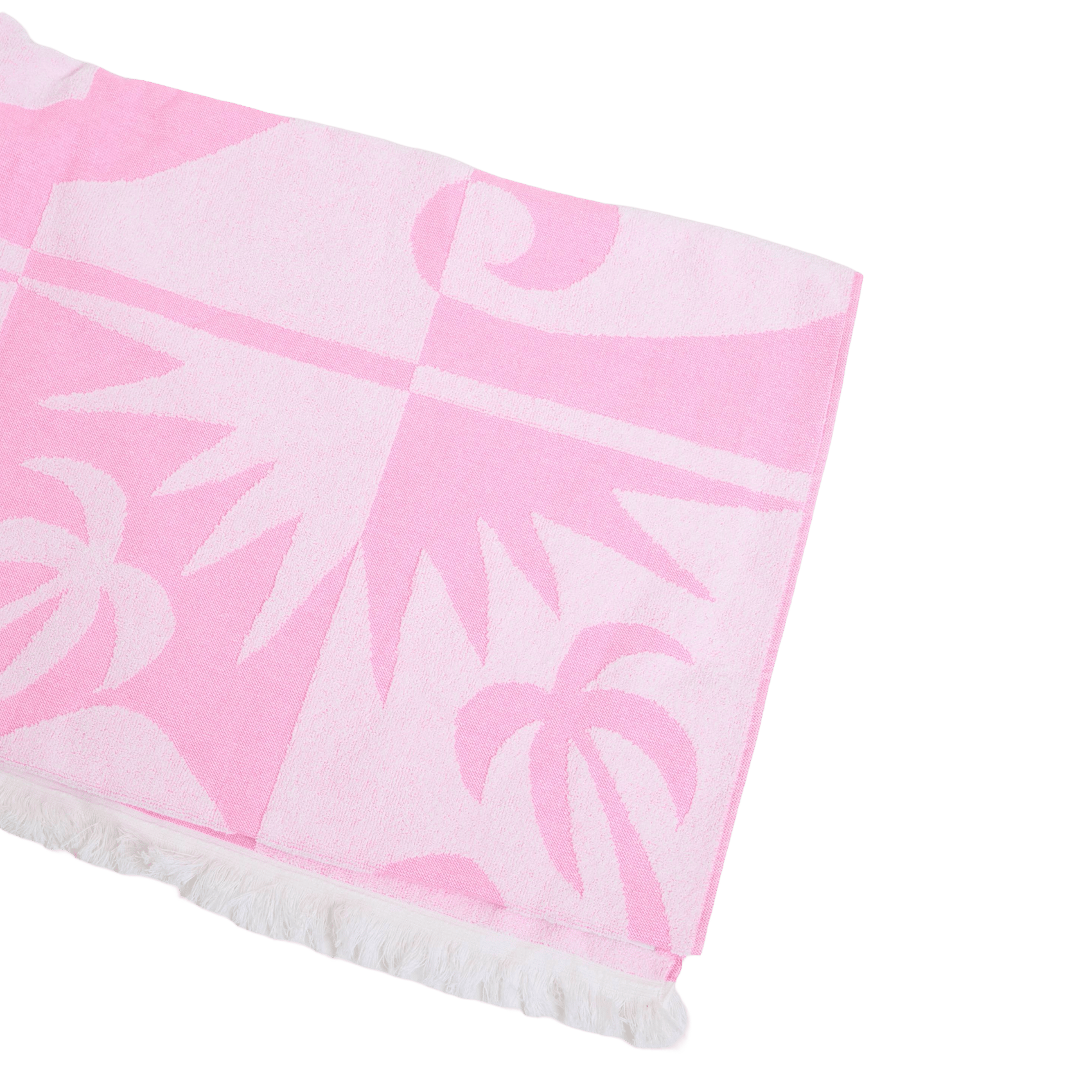 Toalla de playa de algodón mezclado BANANA MOON Rosa