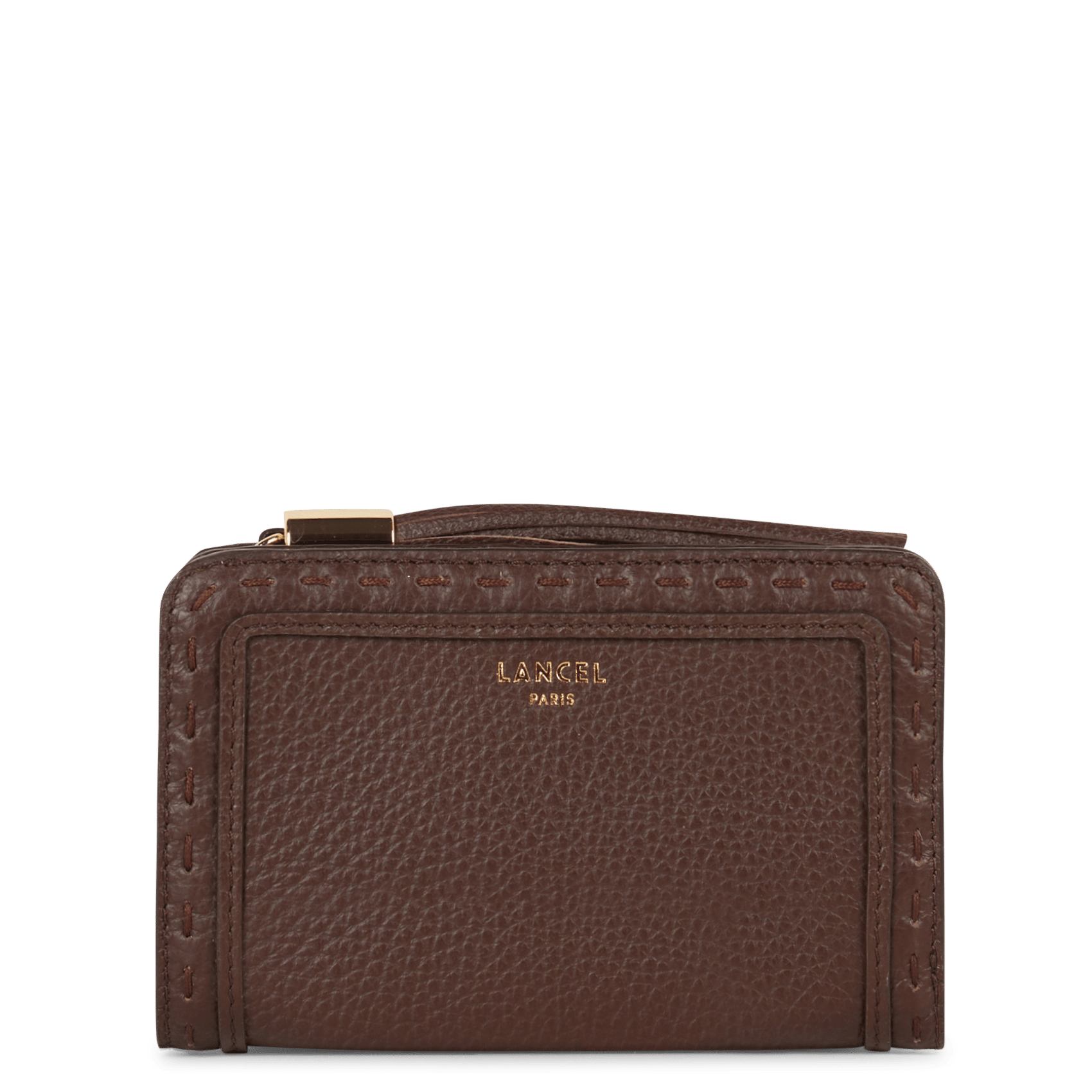 Brieftasche aus genarbtem Vachetteleder LANCEL