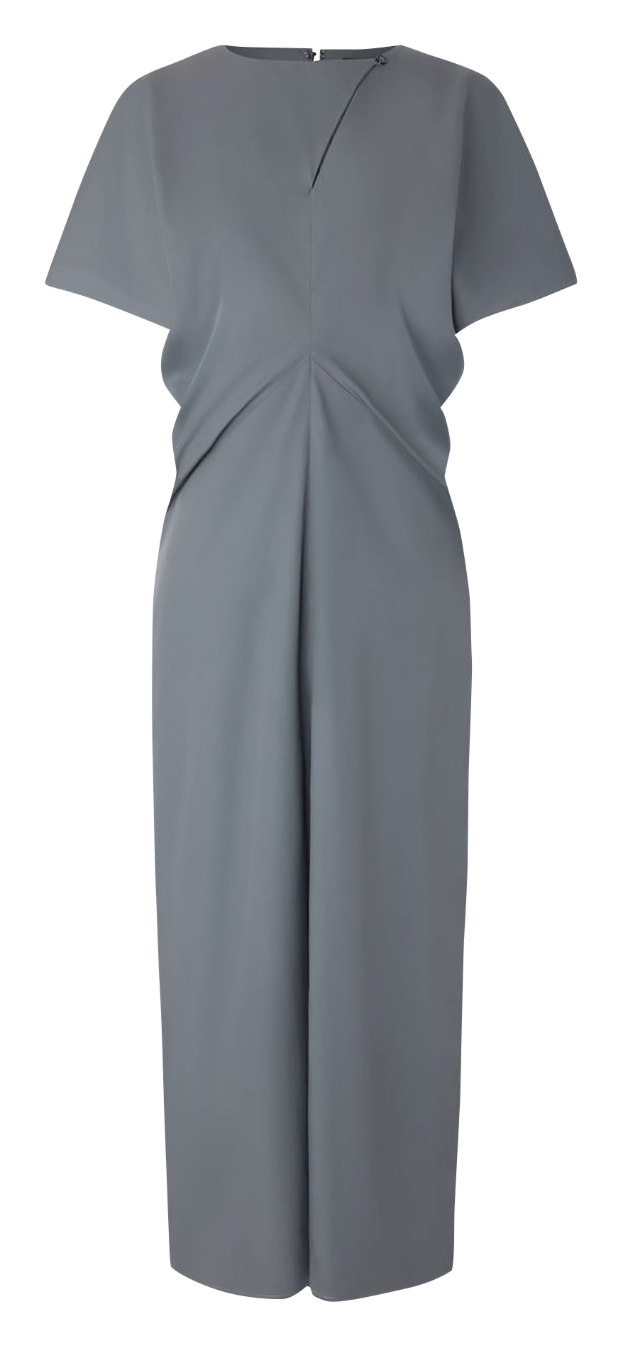 Lange aansluitende katoenen jurk SOEUR Grijs