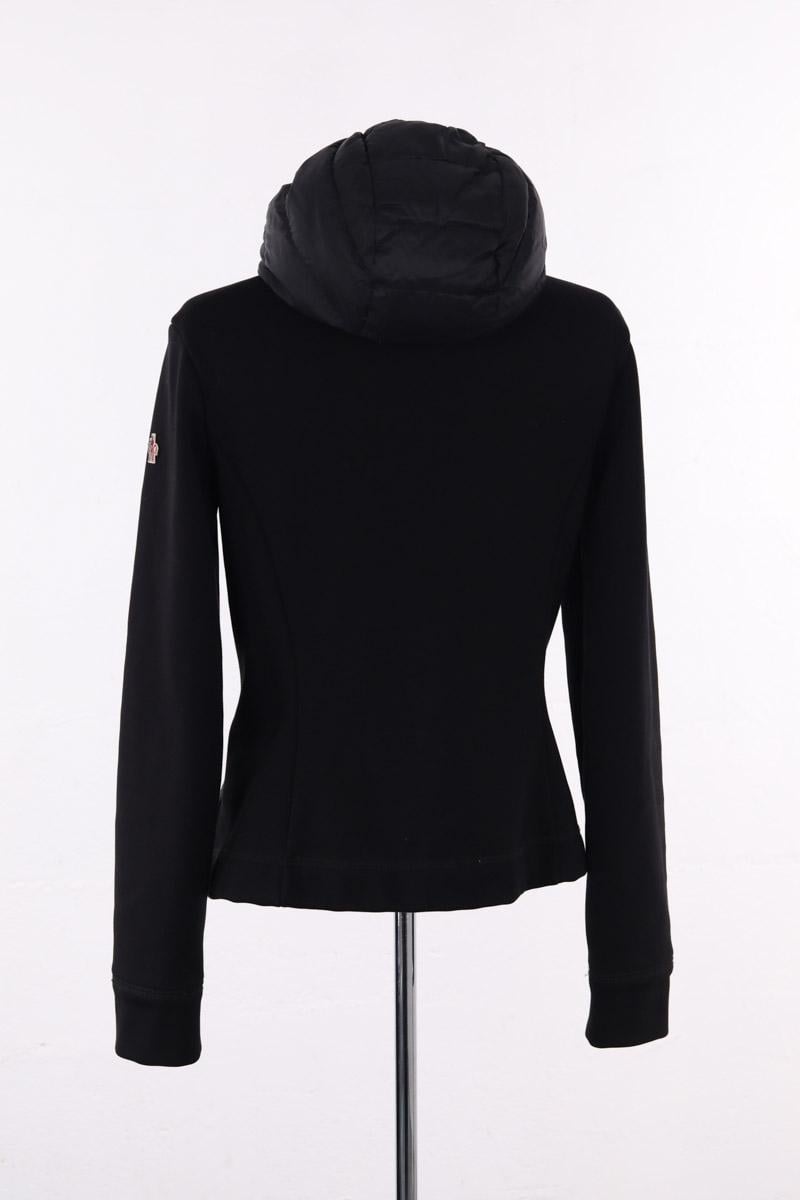Lightweight quilted padded jacket with high neck MONCLER - Seconde Main Black