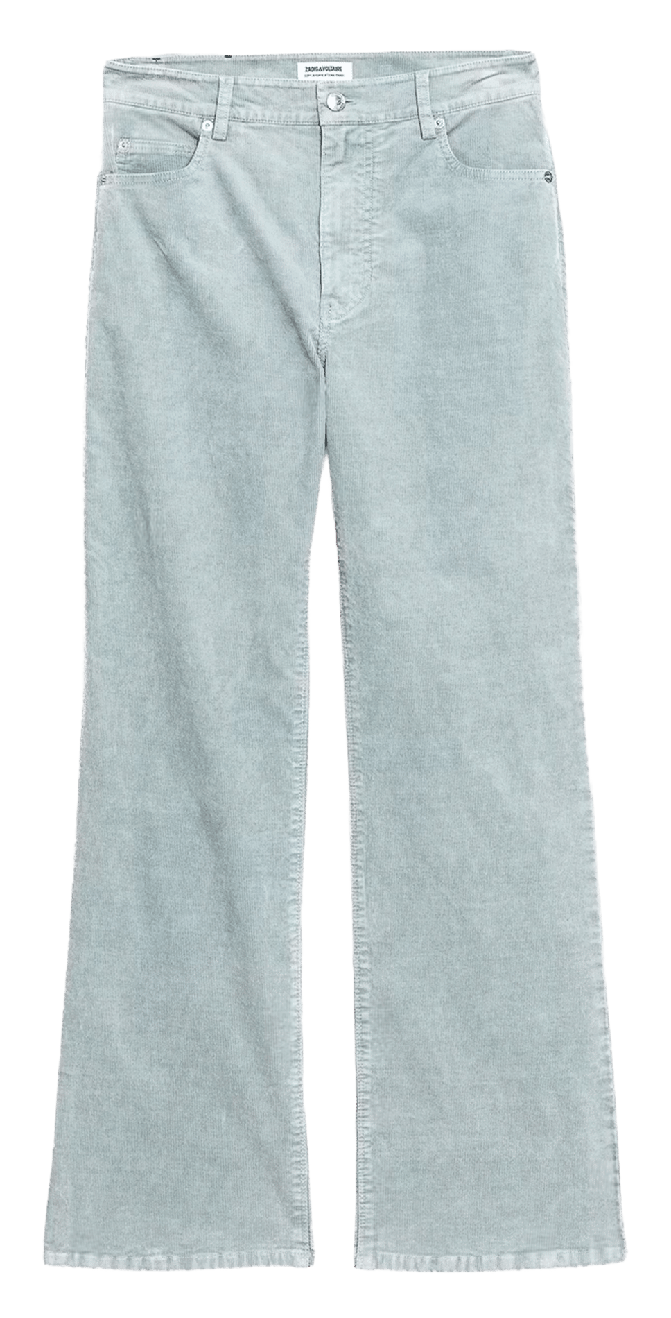 Plain high-waisted straight-cut pants ZADIG&VOLTAIRE Blue