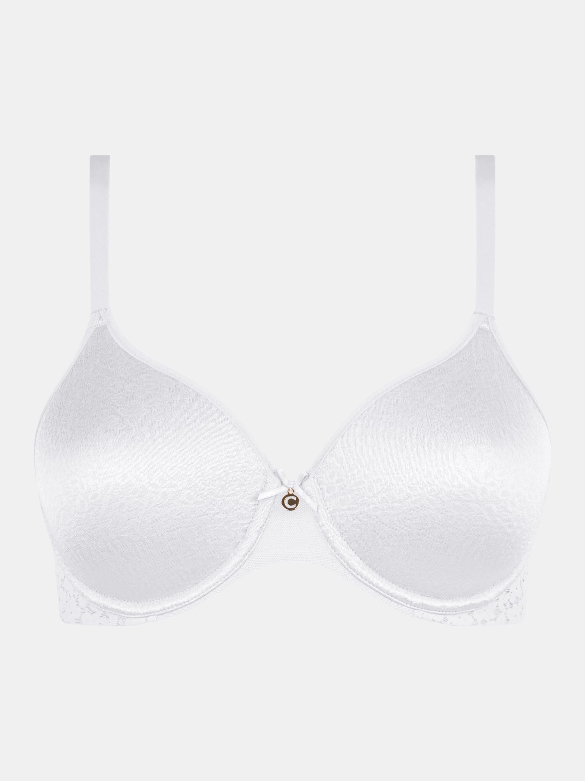 Lace spacer full cup bra CHANTELLE White