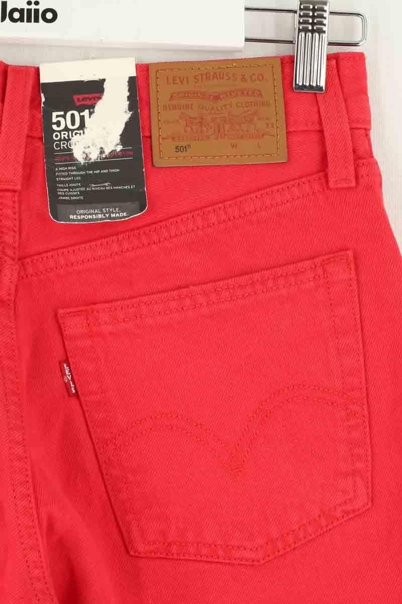 Jean droit 501 LEVI'S - Seconde main Rouge