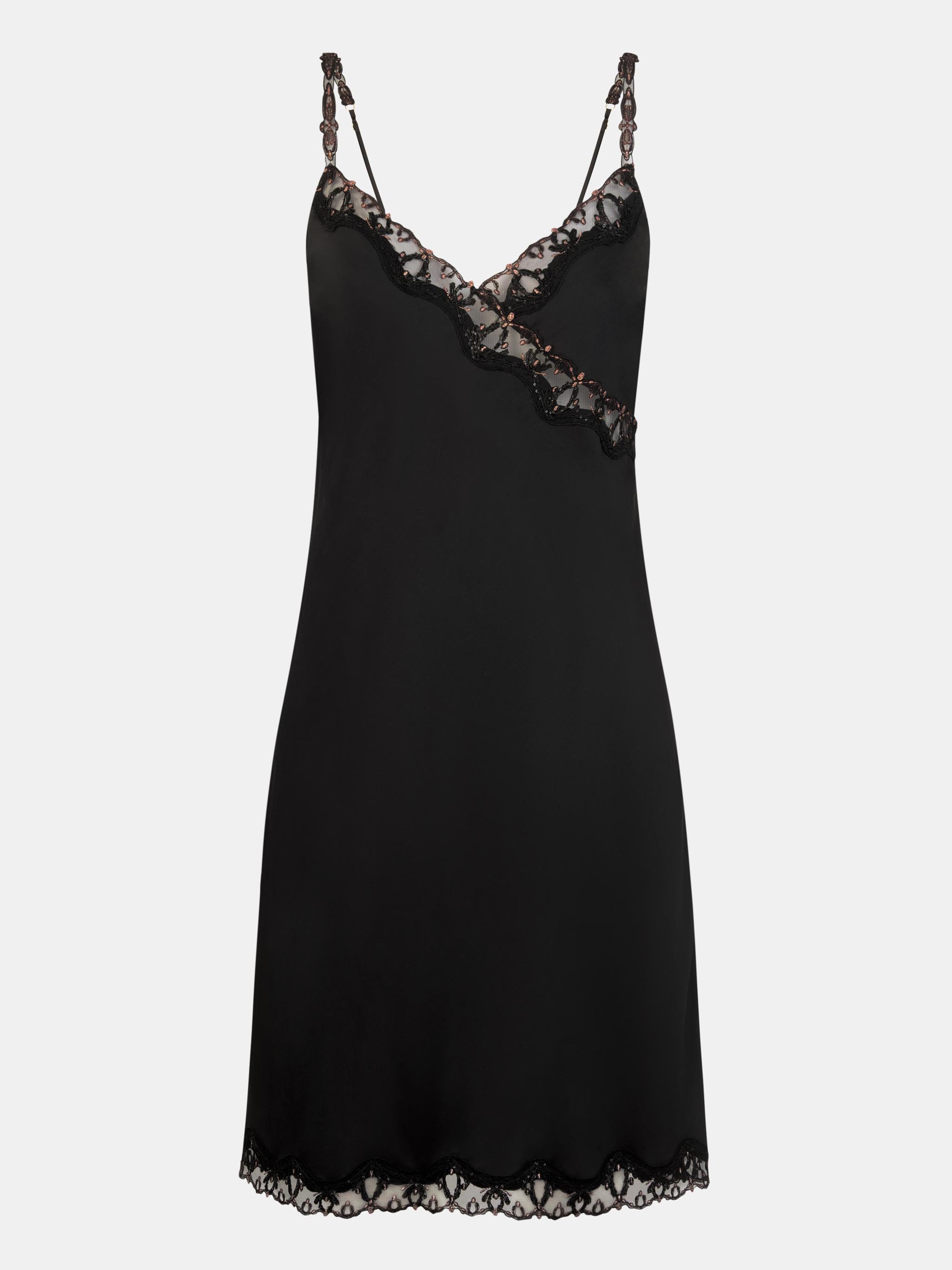 Nuisette broderie italienne CHANTELLE Noir