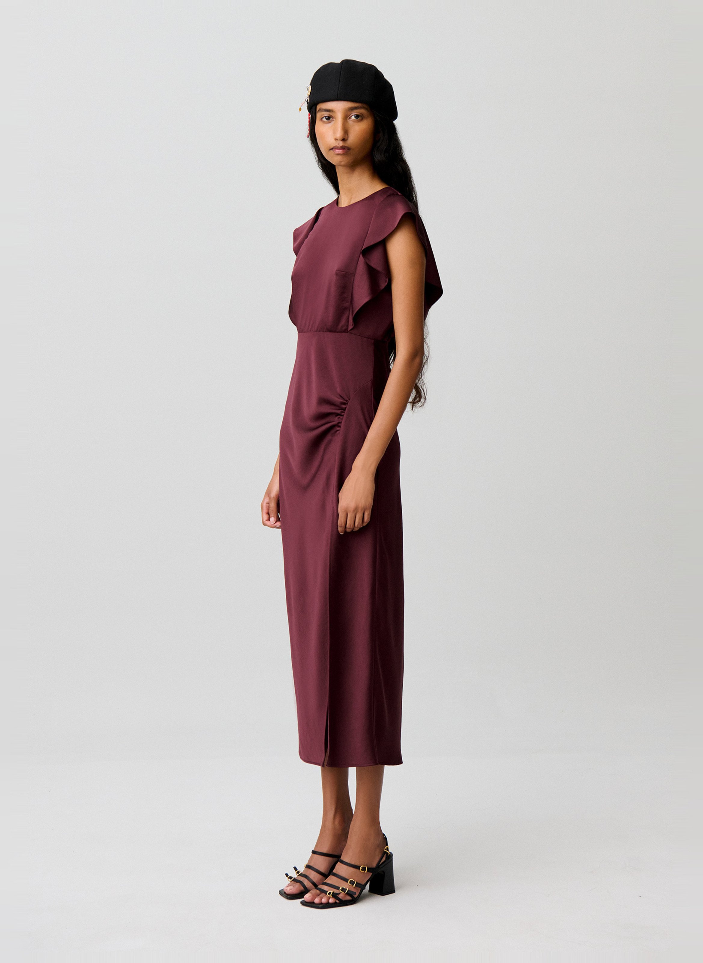 Robe longue cintrée CLAUDIE PIERLOT Rouge