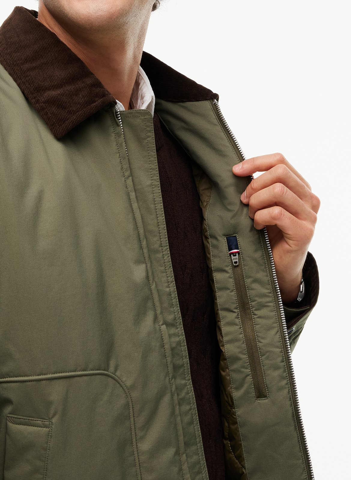 Veste col classique TOMMY HILFIGER Vert