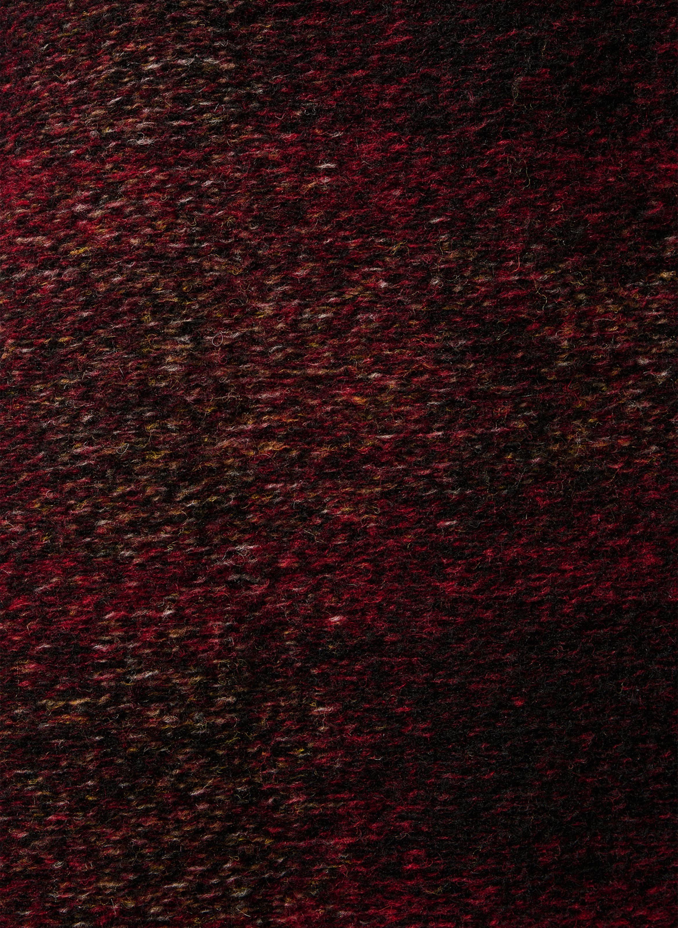 Manteau mi-long en laine mélangée LA FEE MARABOUTEE Rouge