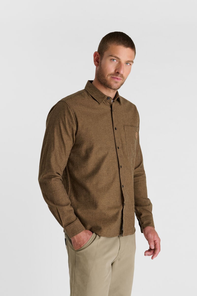 Buttoned shirt LE TEMPS DES CERISES Brown
