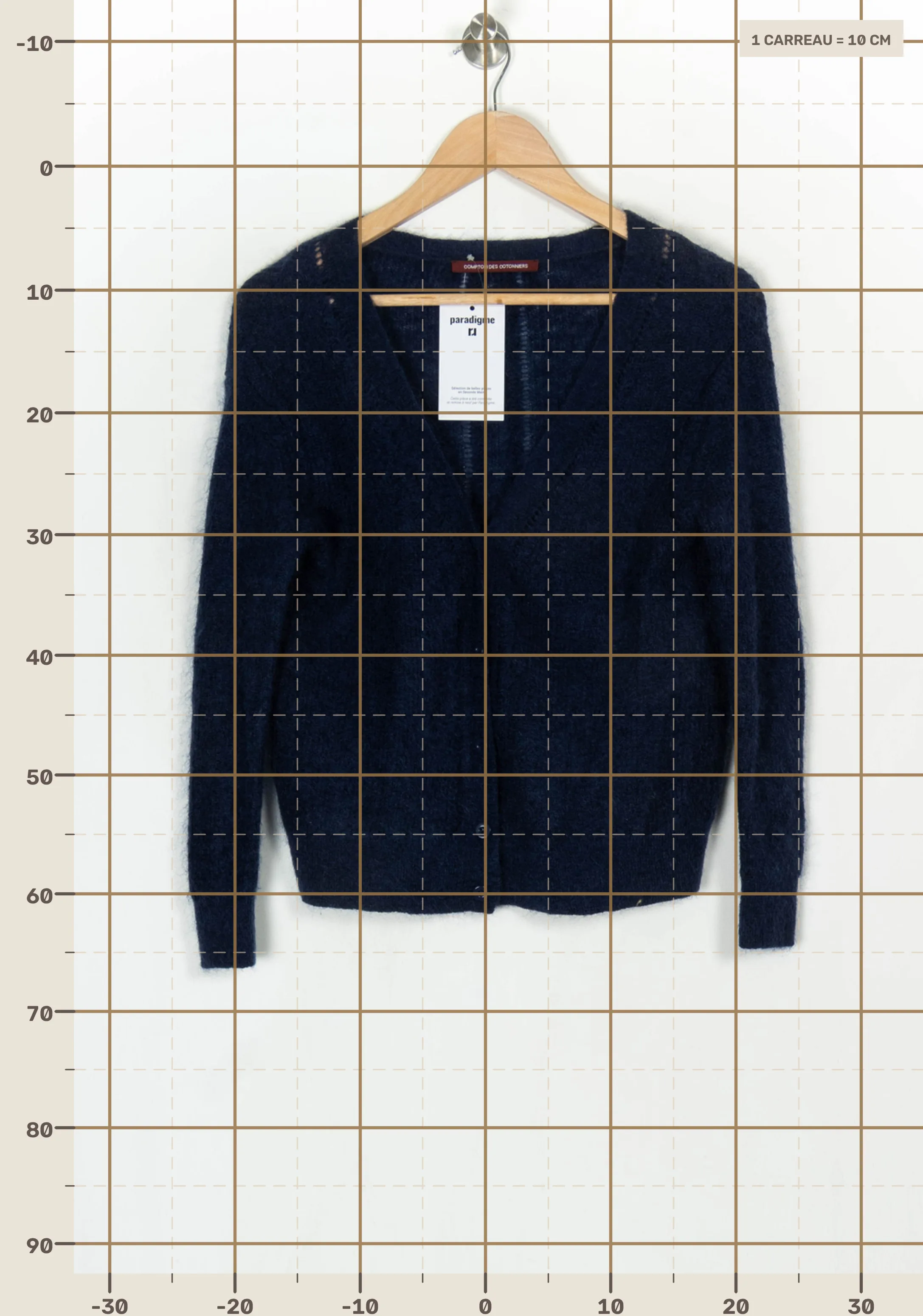Cardigan COMPTOIR DES COTONNIERS - Seconde main Blue
