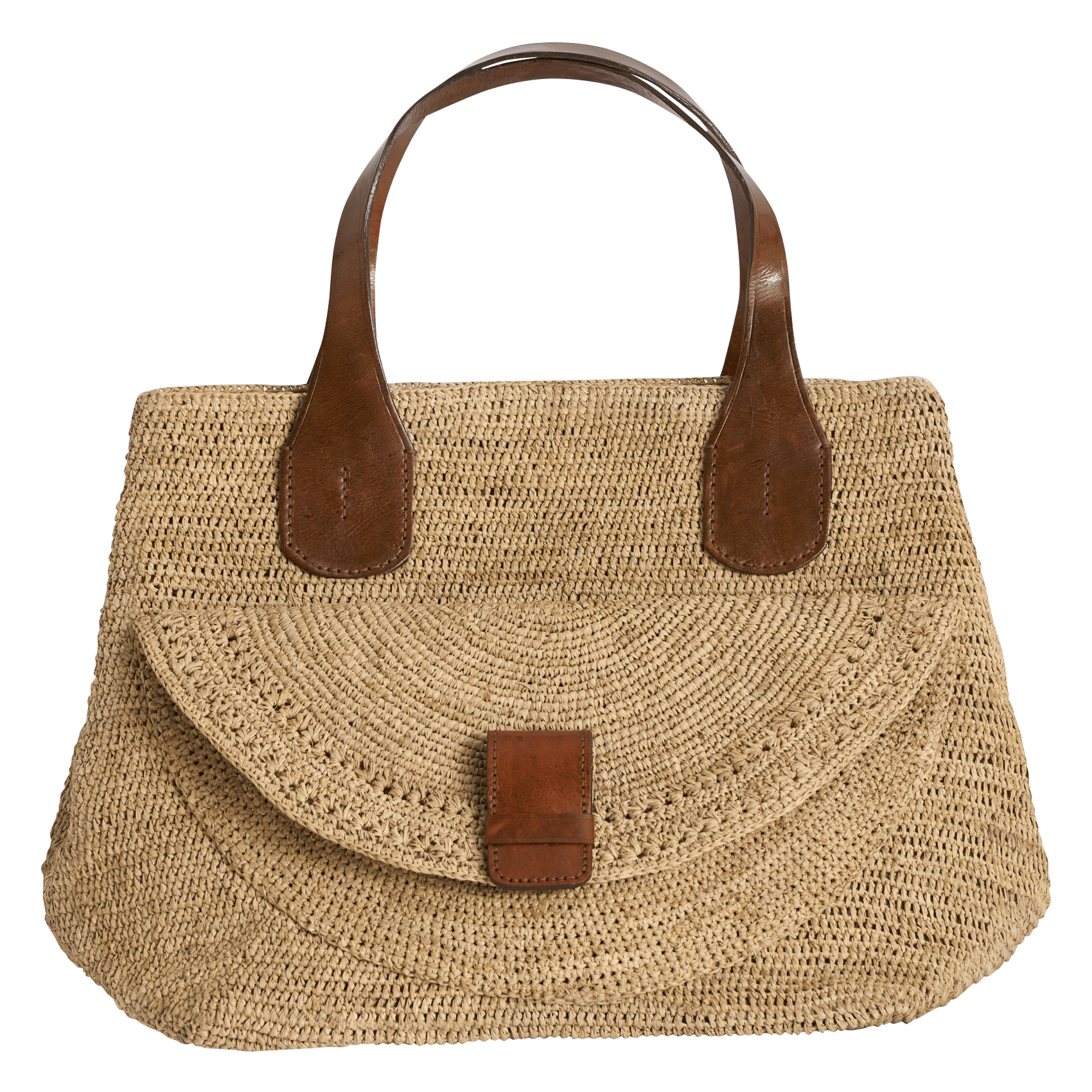 Sac cabas en raphia IBELIV Beige