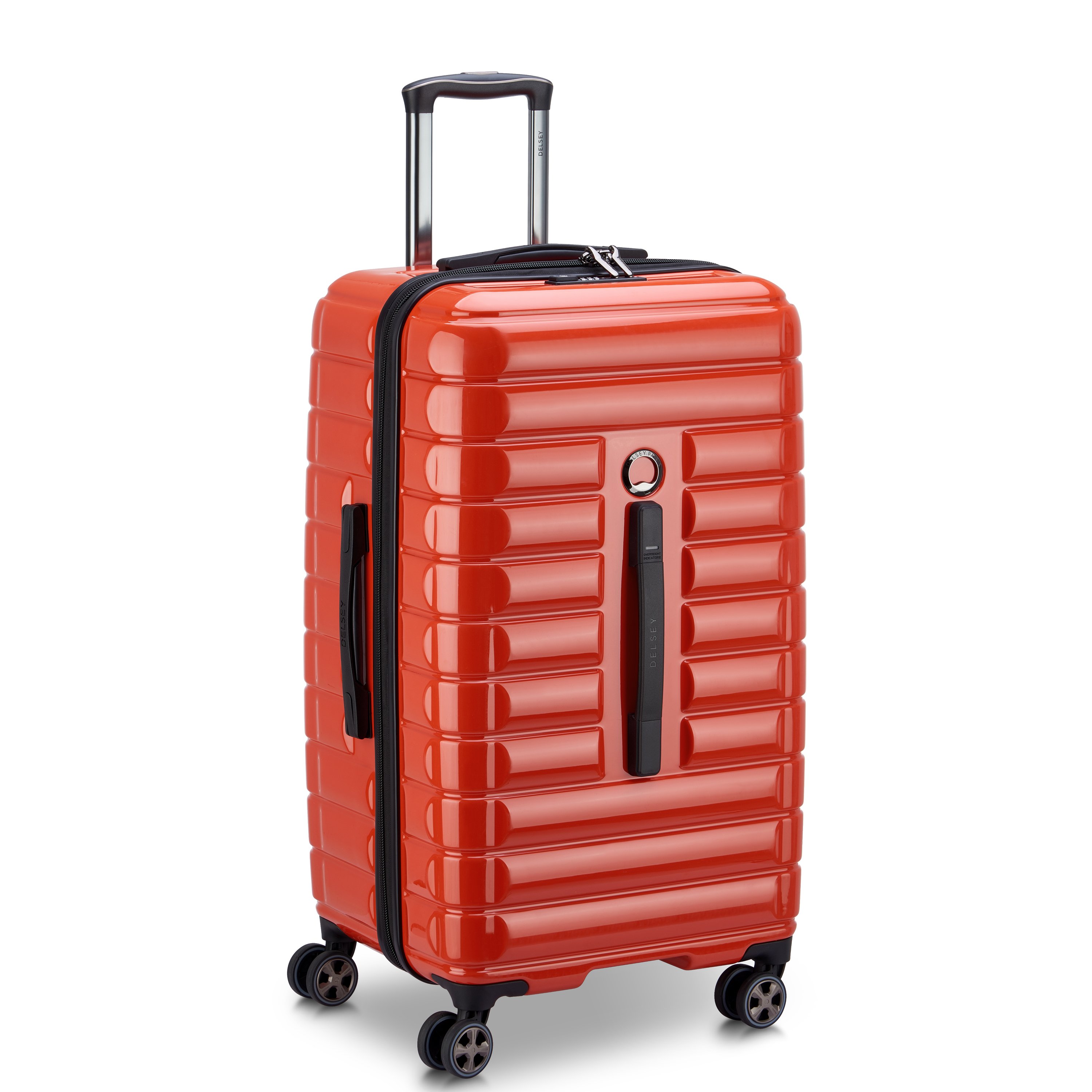 Rigid hold suitcase DELSEY PARIS Red