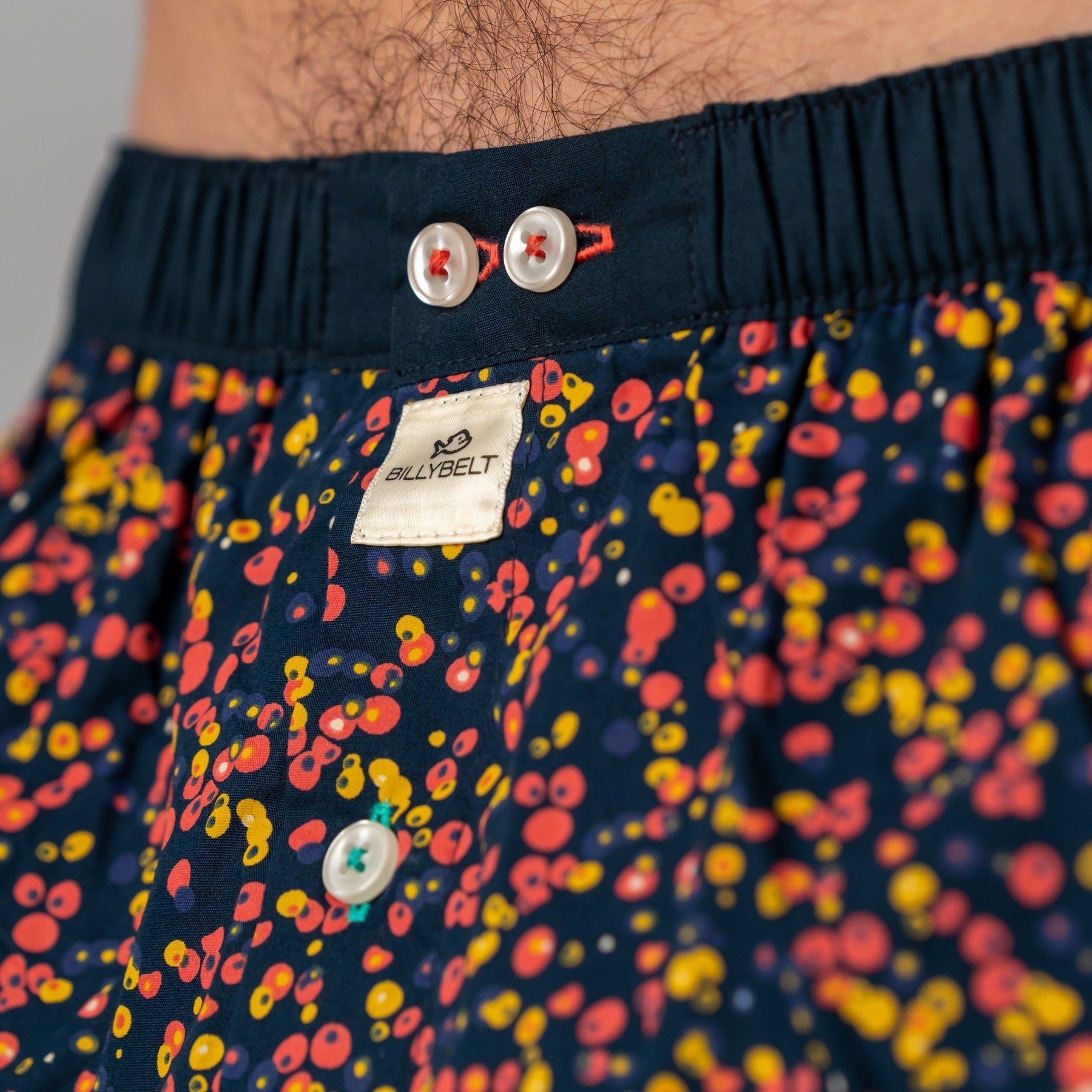 Organic cotton boxer shorts BILLYBELT Black