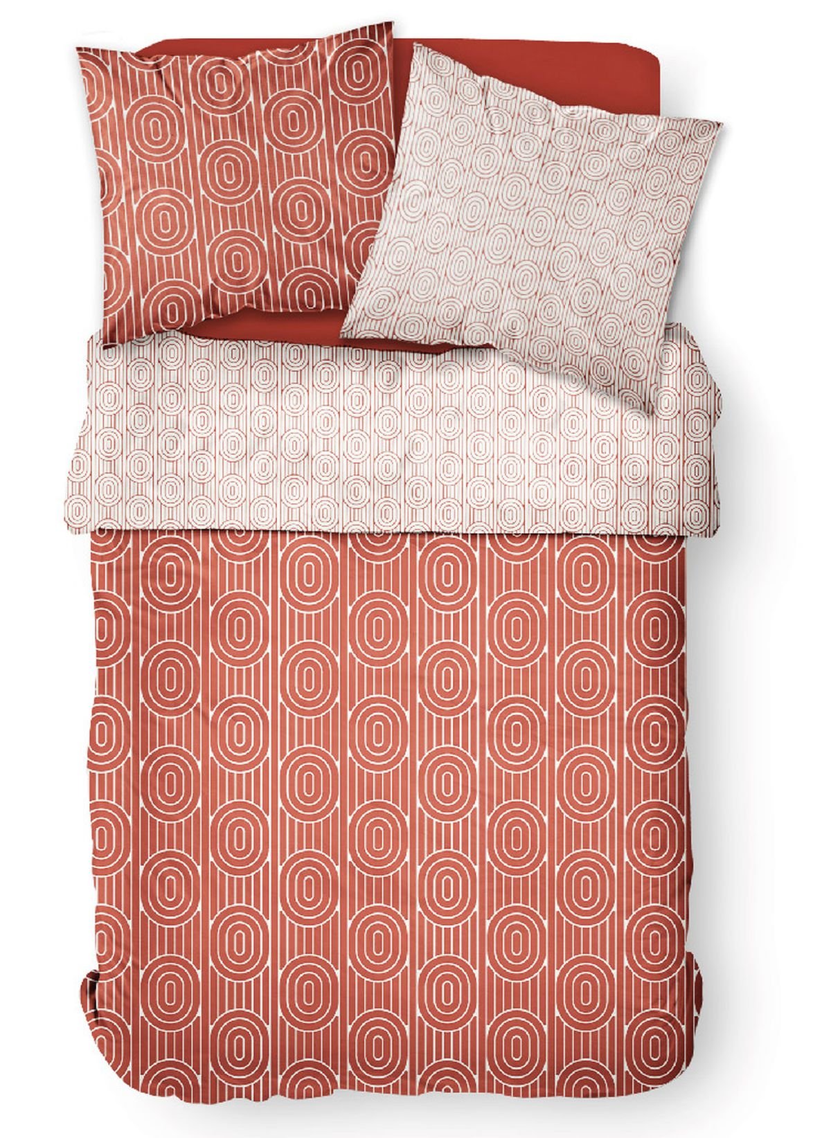 Cotton bedding set TODAY LINGE DE MAISON Red