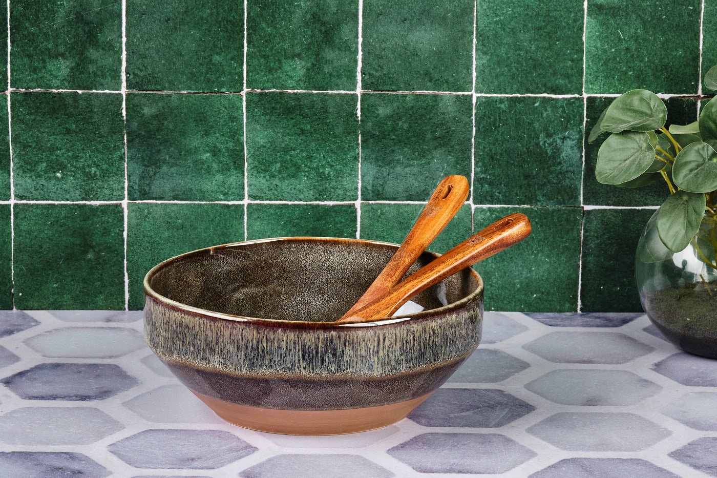 Genesis salad bowl BJORN Brown