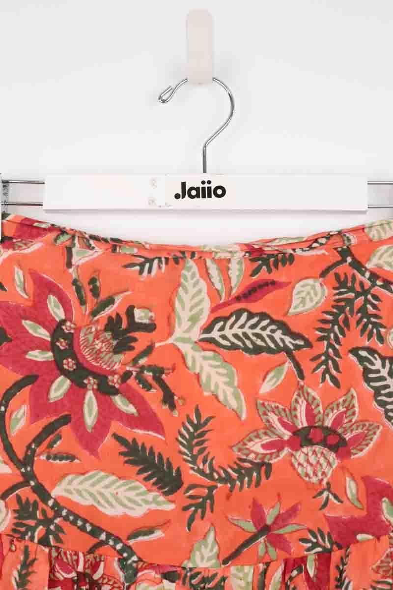 Cotton skirt ANTIK BATIK - Seconde Main Orange