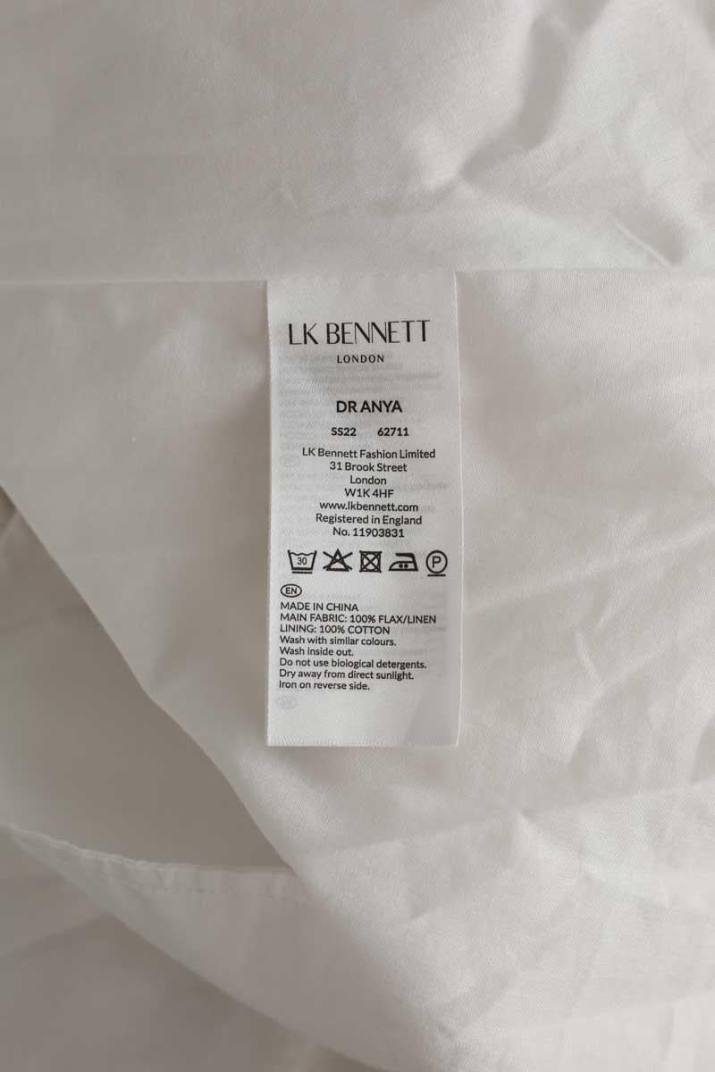 Linen dress LK BENNETT - Seconde Main White