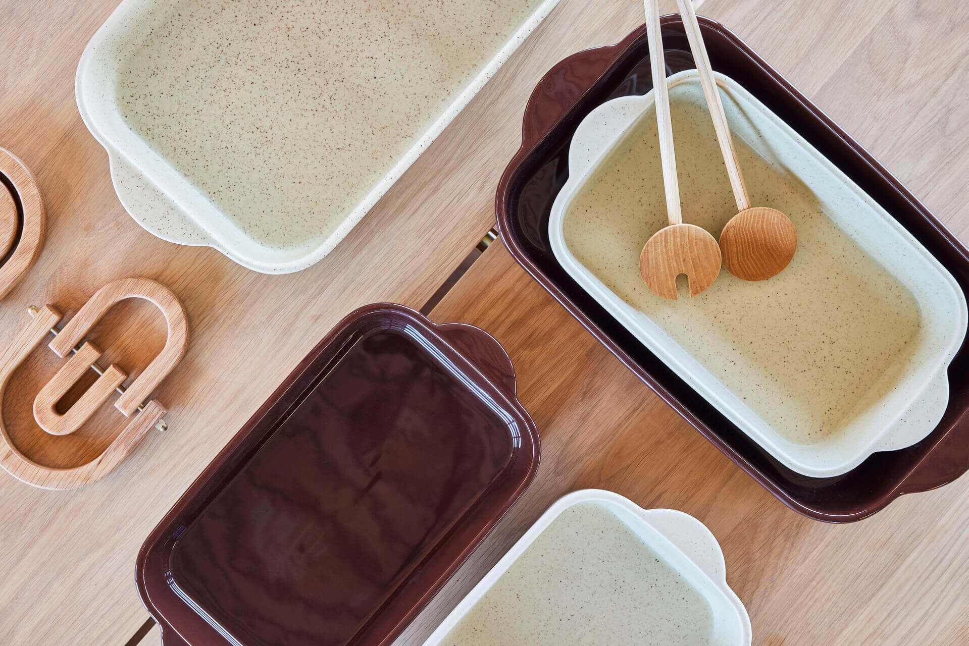 Baking dish in stoneware OYOY LIVING DESIGN Beige