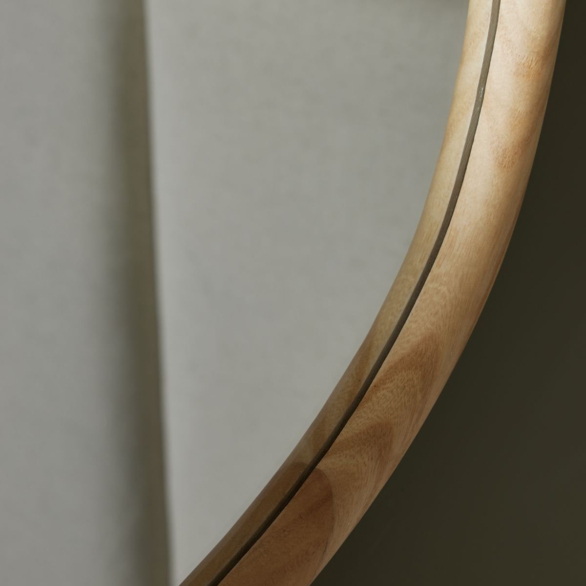 Asymmetrical wall mirror in MDF FACTORY Beige