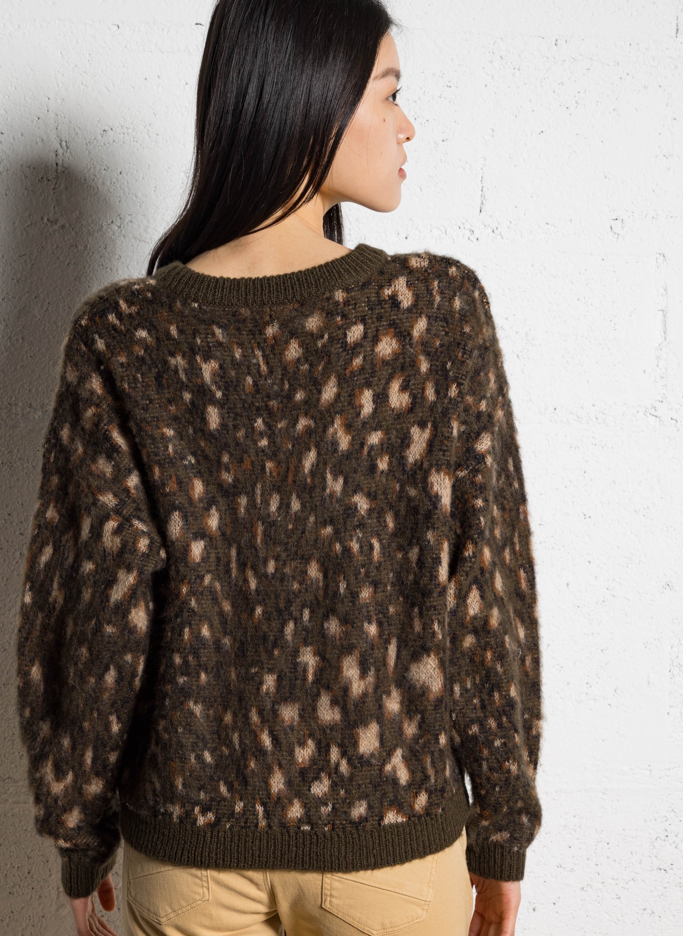 Pull col rond  ONE STEP Vert