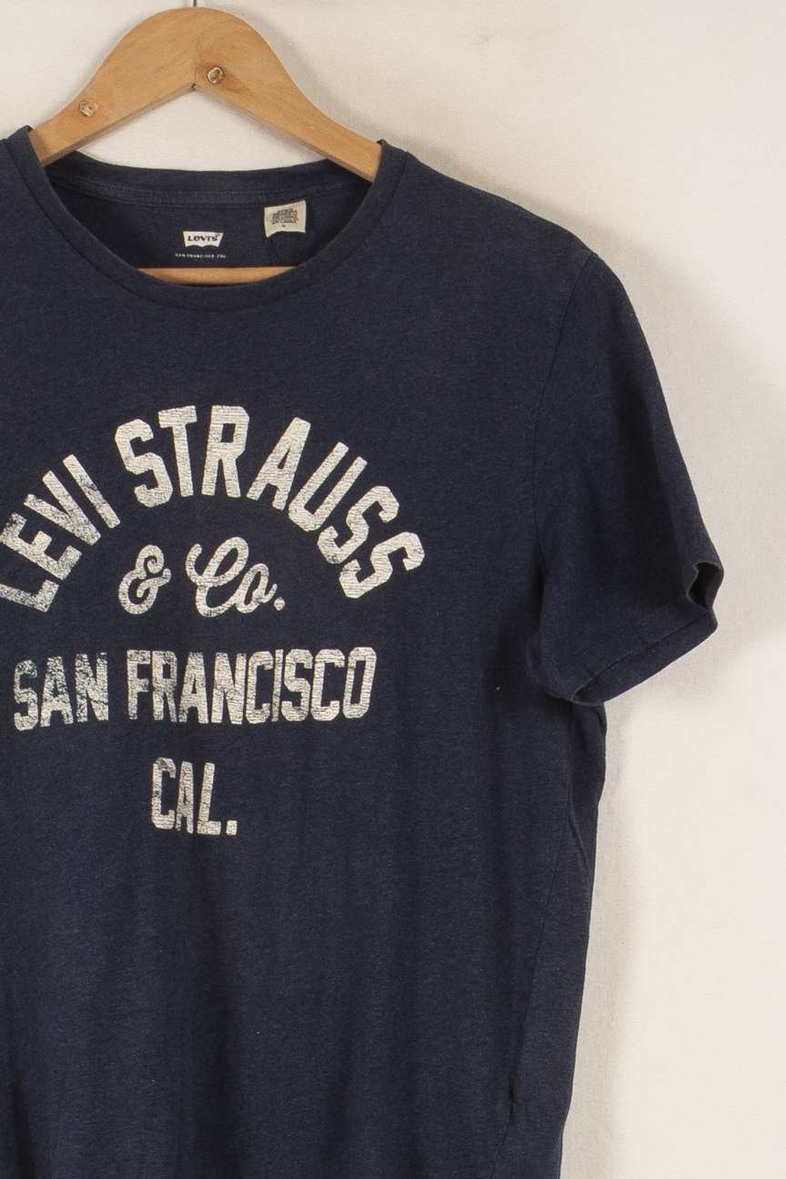 Tommy Badge T-shirt LEVI'S - Seconde main Blue