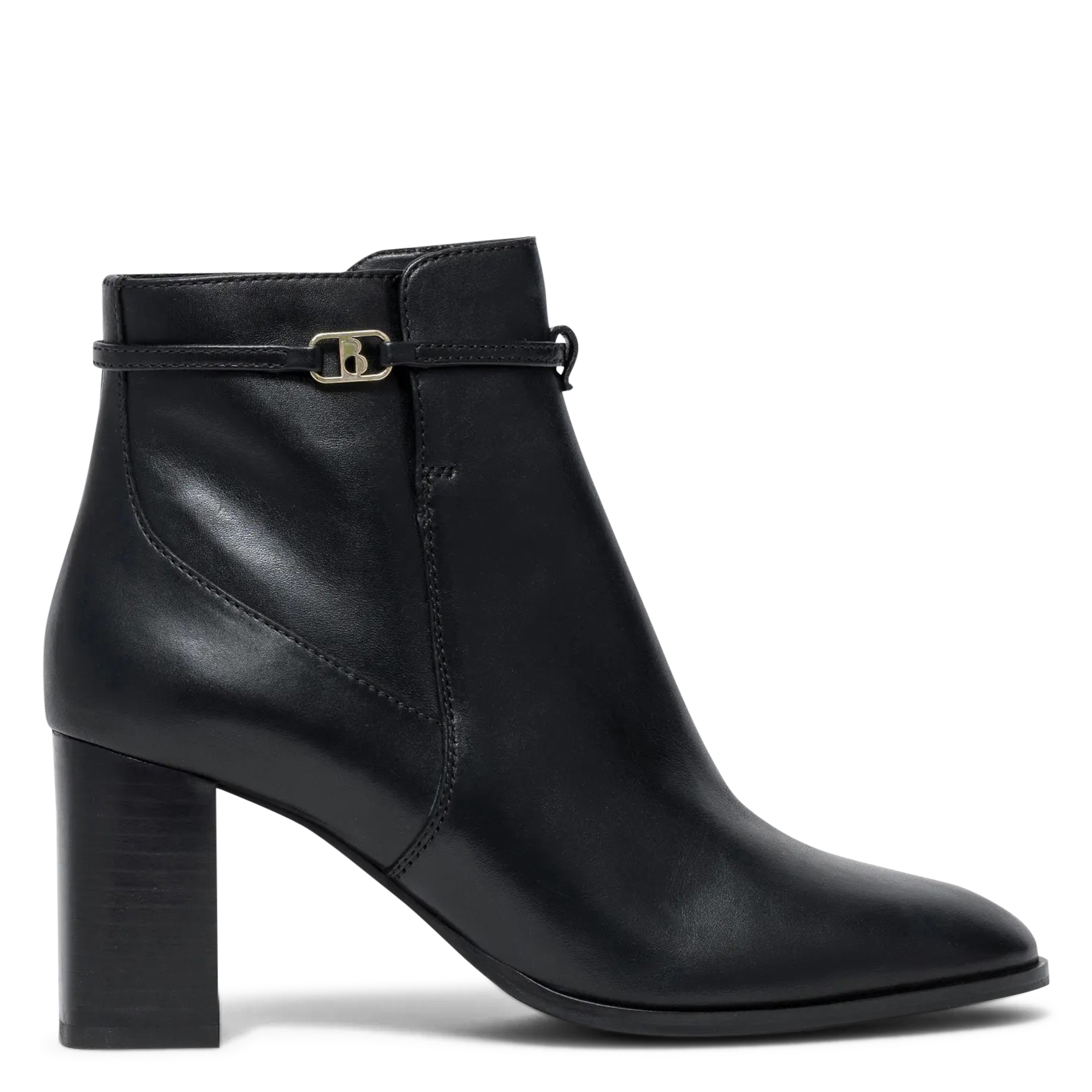 Bottines à lanières fantaisies en cuir BOCAGE Noir