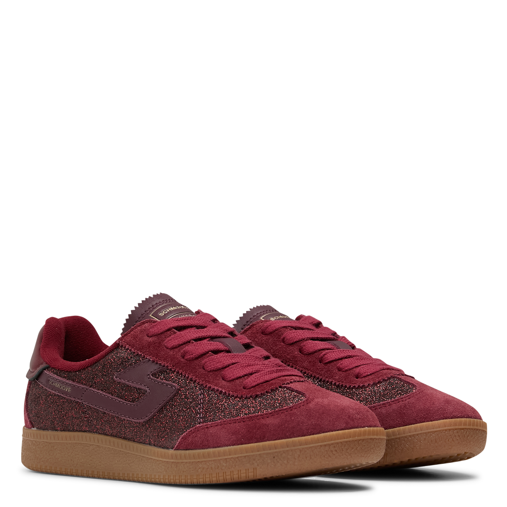 Low-top sequined sneakers SCHMOOVE Red